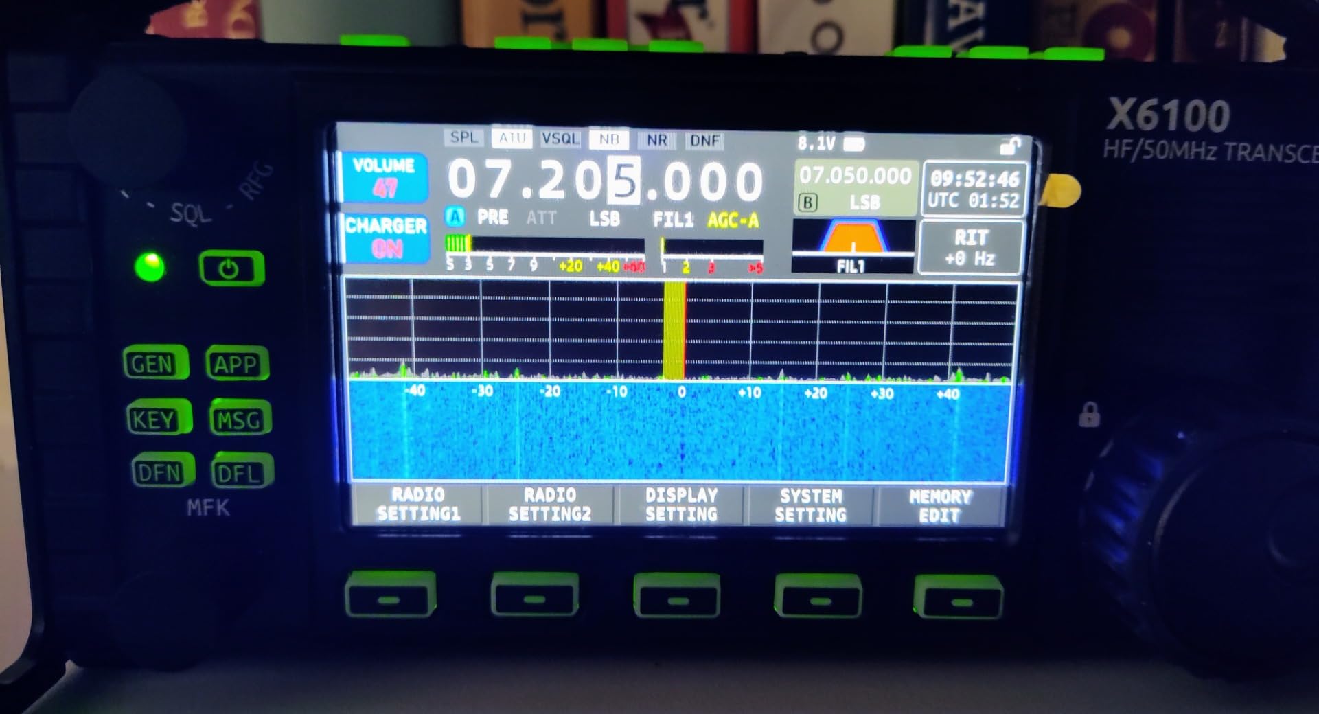 X6100 HF Radio Transceiver, 10W Full Mode SDR Radio with 4