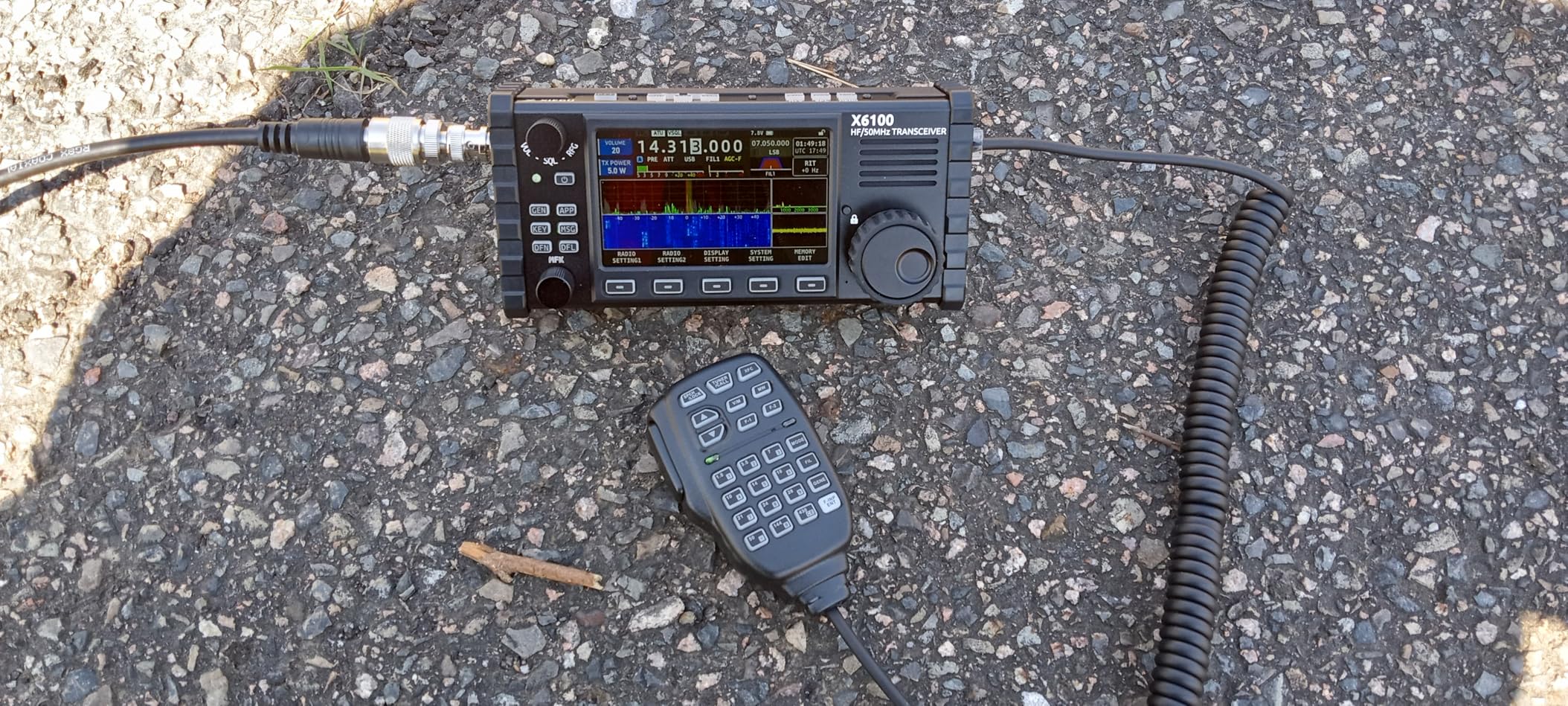 Xiegu X6100 HF Radio Transceiver 10W Full Mode SDR Radio with 4