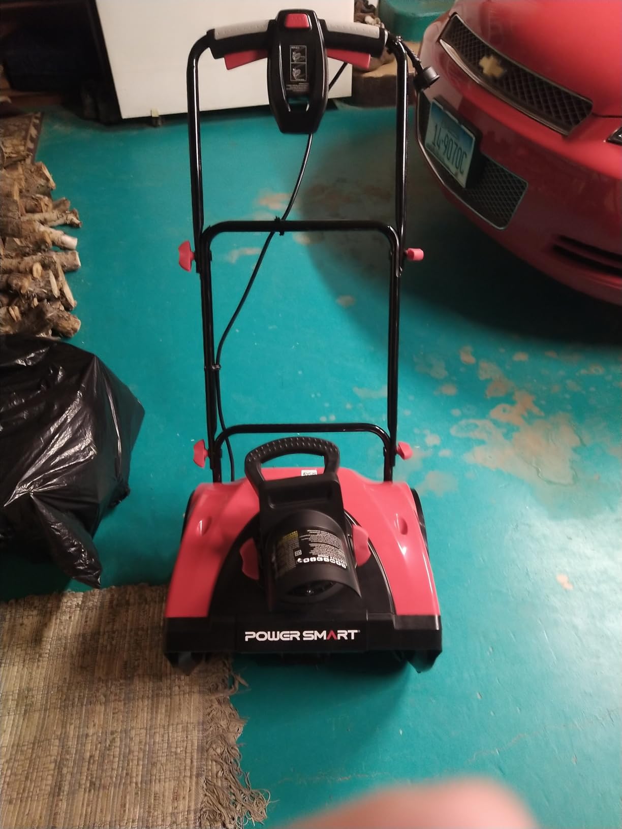 PowerSmart 18-Inch Corded Electric Snow Blower, 15 Amp Motor, 30 ft Throwing Distance Plows 800lbs/min, Adjustable Chute customer photo 1