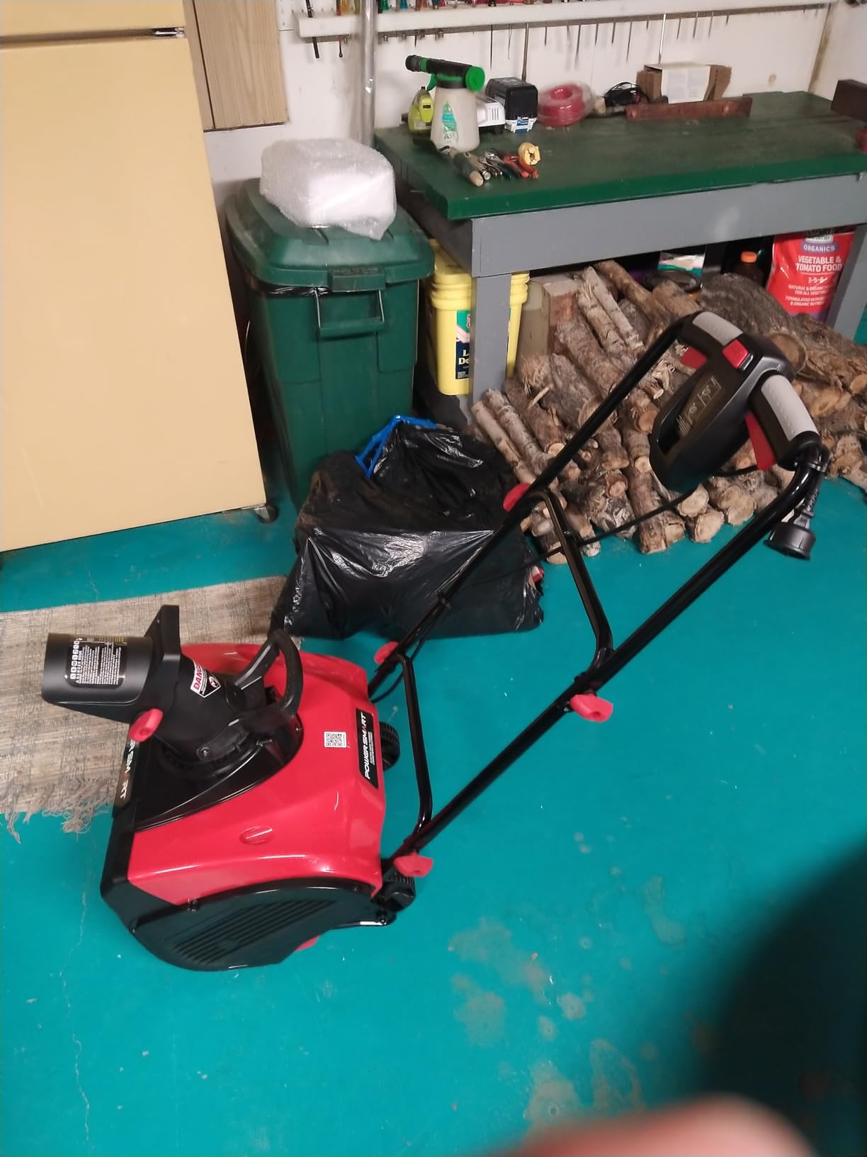 PowerSmart 18-Inch Corded Electric Snow Blower, 15 Amp Motor, 30 ft Throwing Distance Plows 800lbs/min, Adjustable Chute customer photo 2