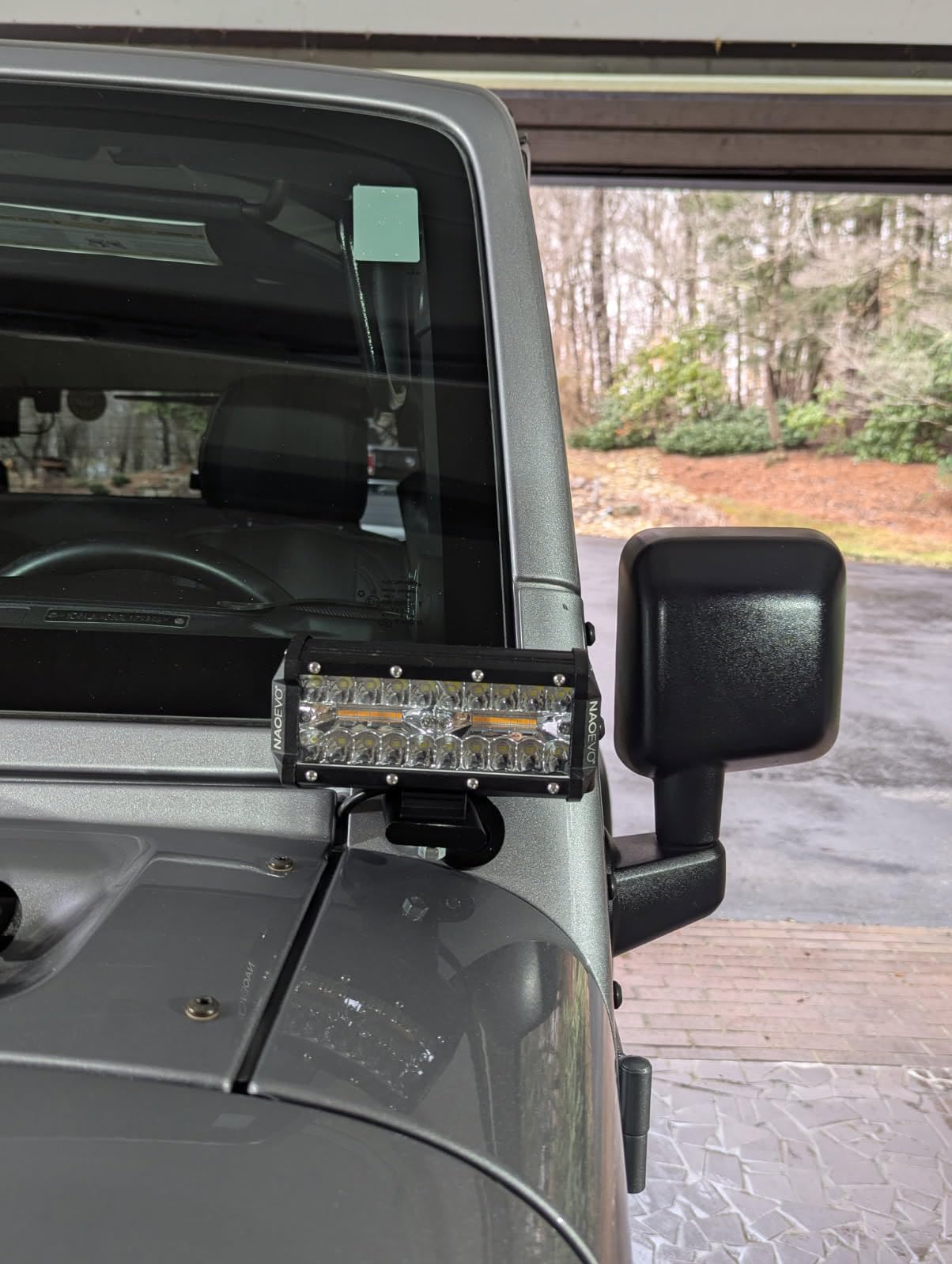 NAOEVO 7 Inch LED Light Bar, 240W 24,000LM Offroad Fog/Driving Lights LED Pods with 2 Leads Wiring Harness Kit, Spot Flood Combo Beam, Work for Truck Boat UTV ATV, 2-Pack customer photo 1