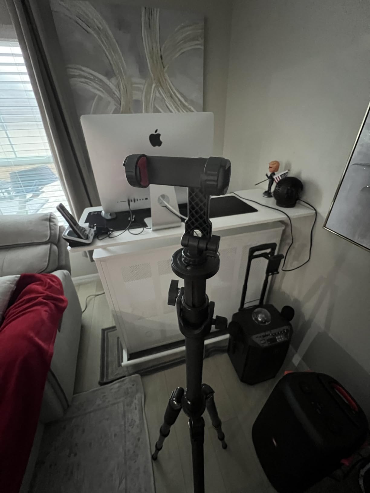 SYNCWIRE Tripod Phone Mount, Universal Smartphone Mount Adapter with 2 Cold Shoe and 1/4