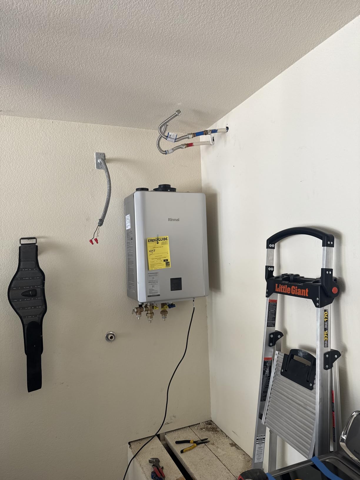 Rinnai RXP160iN Condensing Smart Sense Tankless Water Heater | 9 GPM, 160k BTU, Built-In Recirculation Reduces Hot Water Wait, Indoor/Outdoor Install, NG or Propane, Endless Hot Water customer photo 1