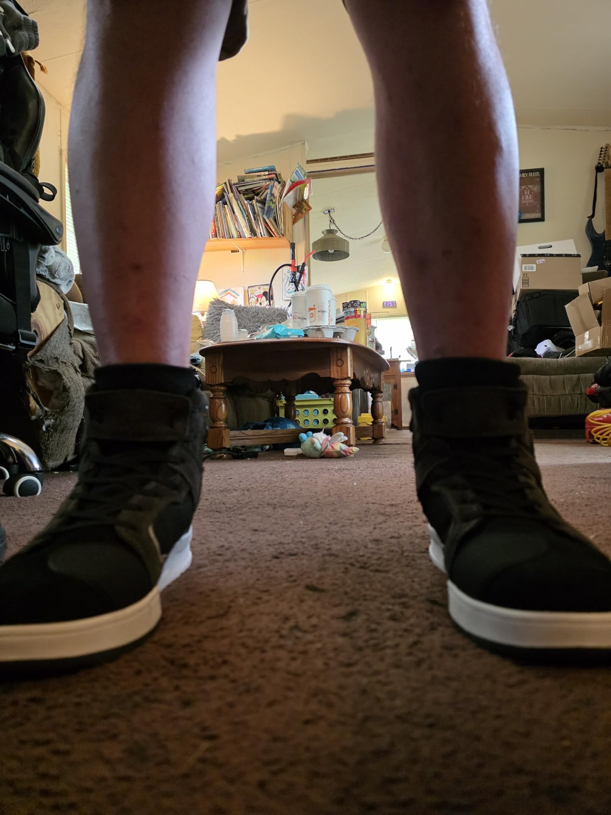 Motorcycle Leather Boots, Street Riding Shoes, Anti-Slip Side Zipper Shoes for Men and Women customer photo 1