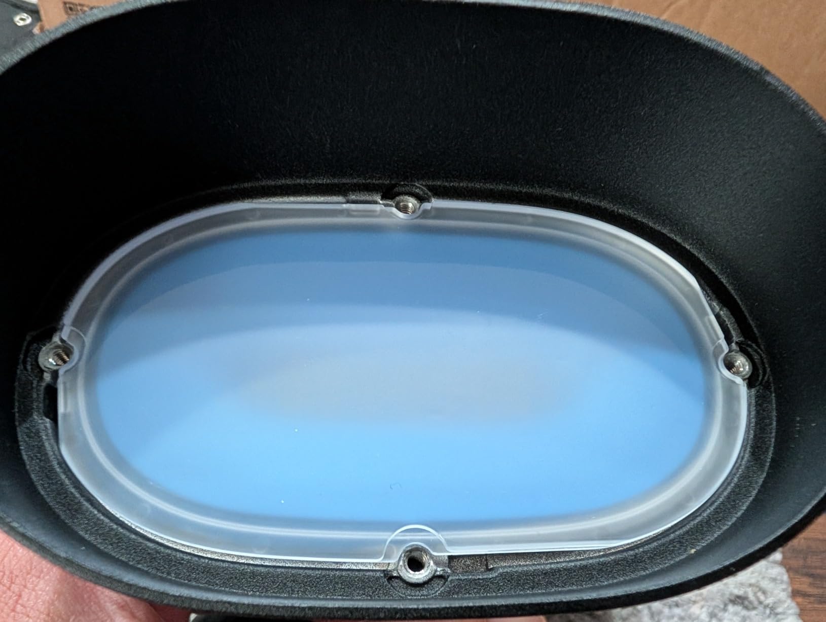 Like-New Ring Floodlight Cam Wired Pro with Bird's Eye View and 3D Motion Detection, White customer photo 1
