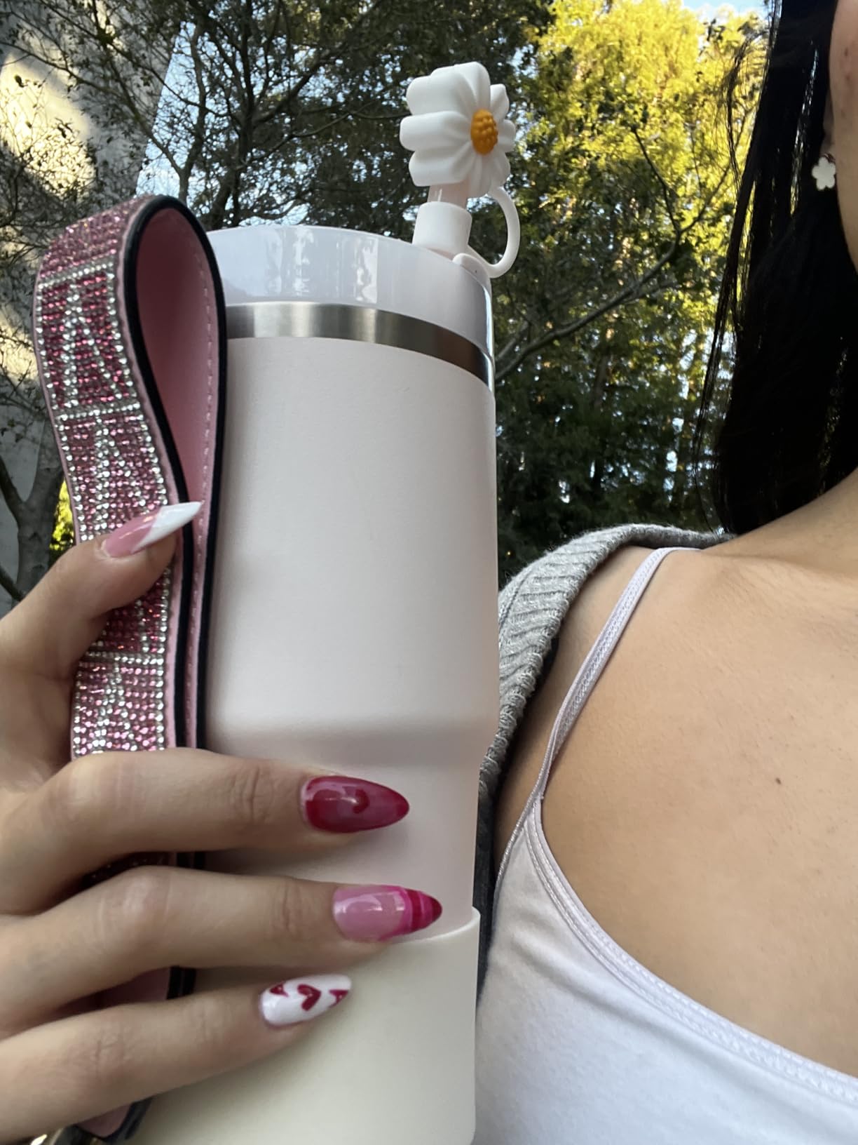 Stanley Quencher H2.0 Tumbler with Straw 20 oz | Flowstate 3-Position Lid | Cup Holder Compatible for Travel | Insulated Stainless Steel Cup | BPA-Free | Rose Quartz 2.0 customer photo 1