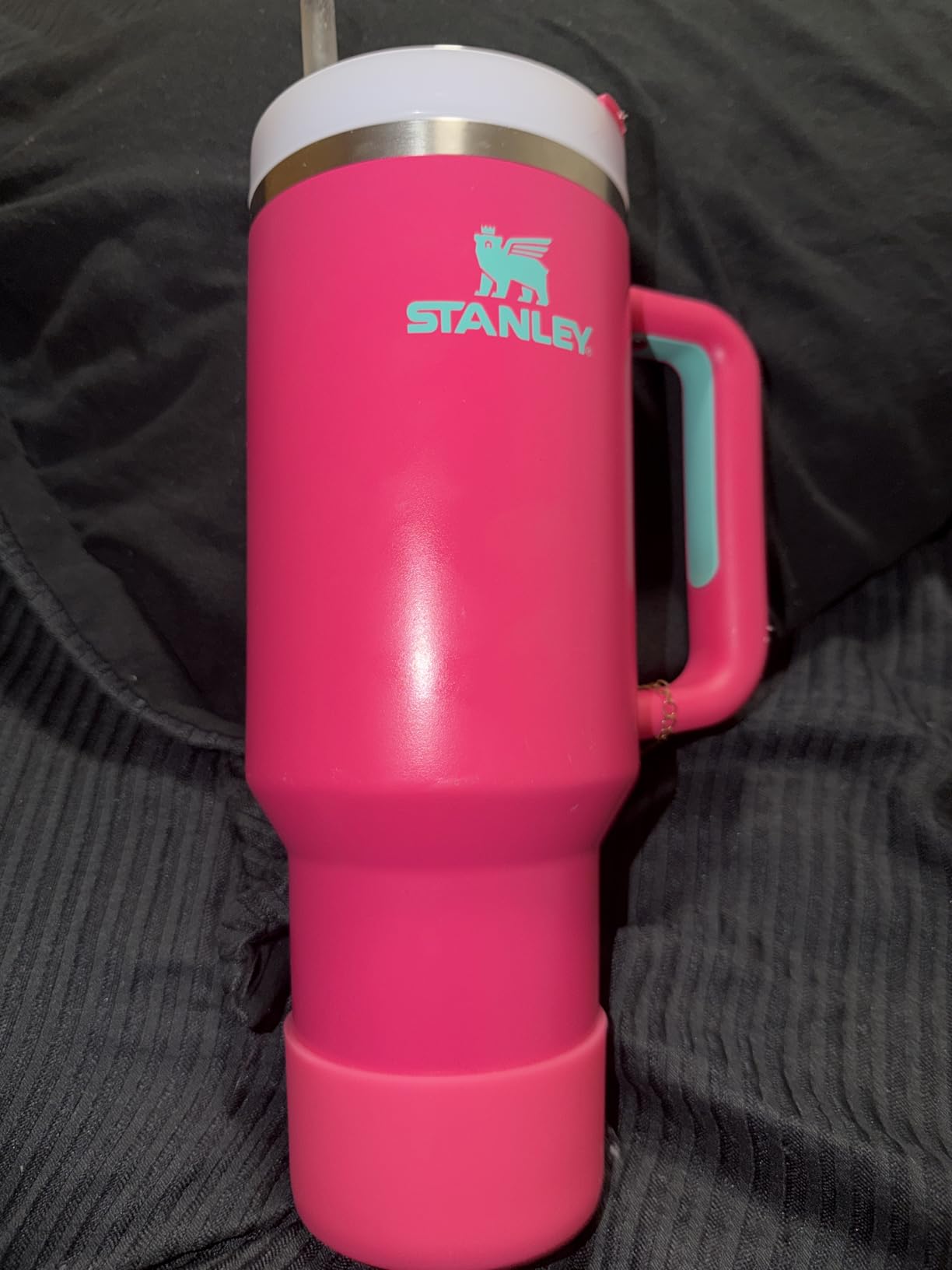 Quencher H2.0 Tumbler with Straw 14 oz | Flowstate 3-Position Lid | Cup Holder Compatible for Travel | Insulated Stainless Steel Cup | BPA-Free | Black 2.0 customer photo 1