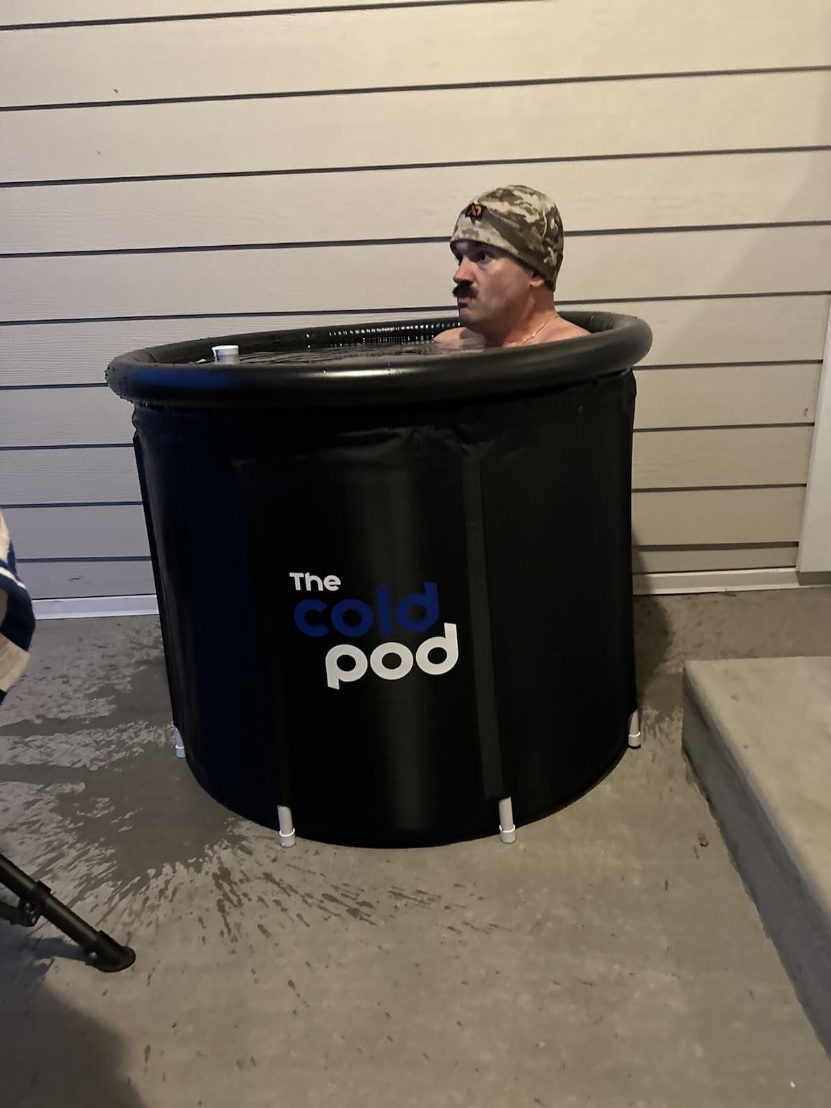 The Cold Pod Ice Bath Tub for Athletes with Cover: 88 Gallons Cold Plunge Tub for Recovery customer photo 1
