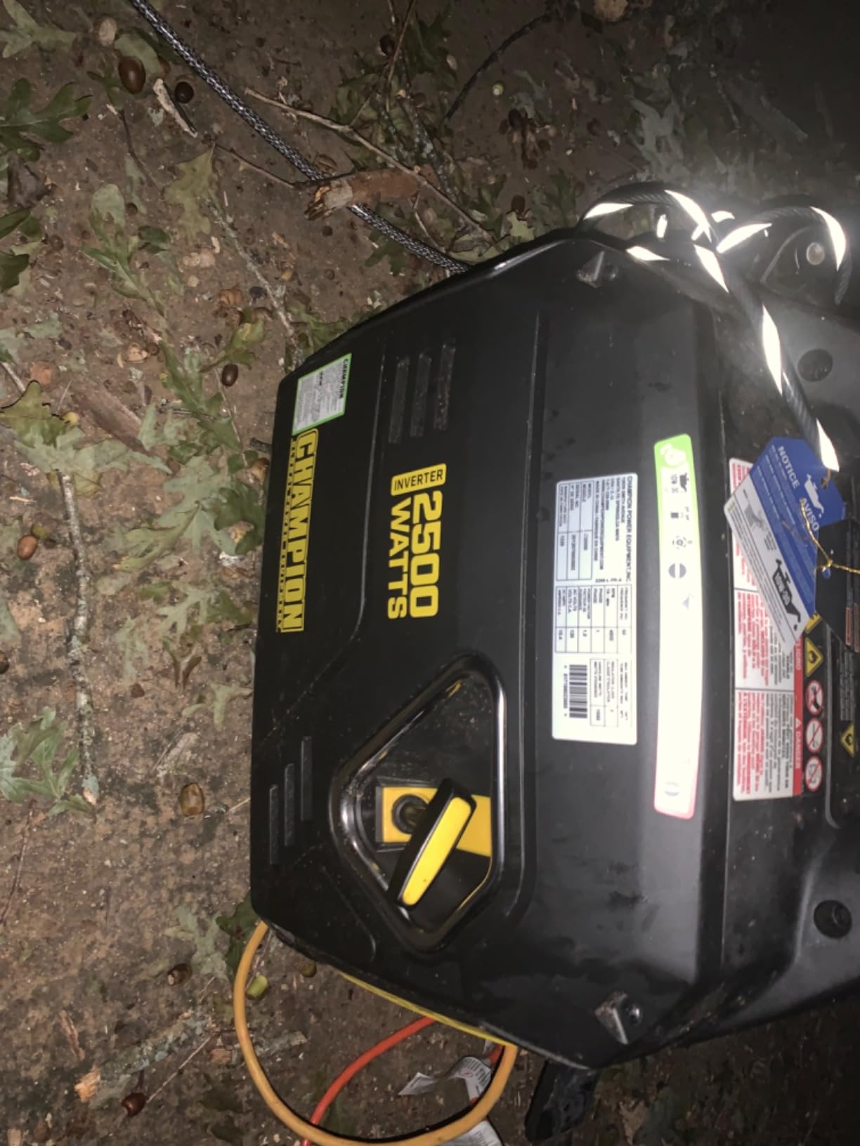 Champion Power Equipment 2500-Watt Ultralight Portable Inverter Generator with Quiet Technology and CO Shield customer photo 2