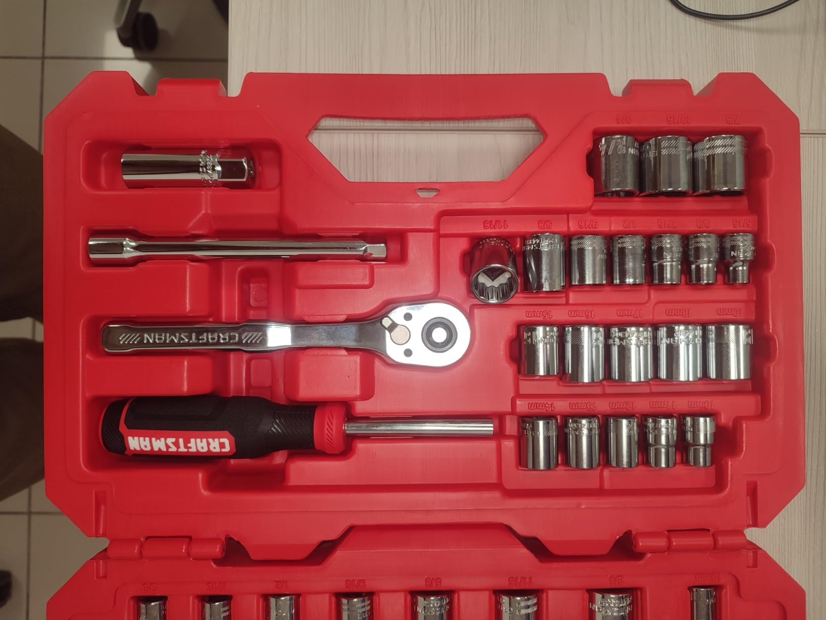 Mechanics Tool Set, 3/8 Inch Drive, 61 Piece (CMMT45161) customer photo 2