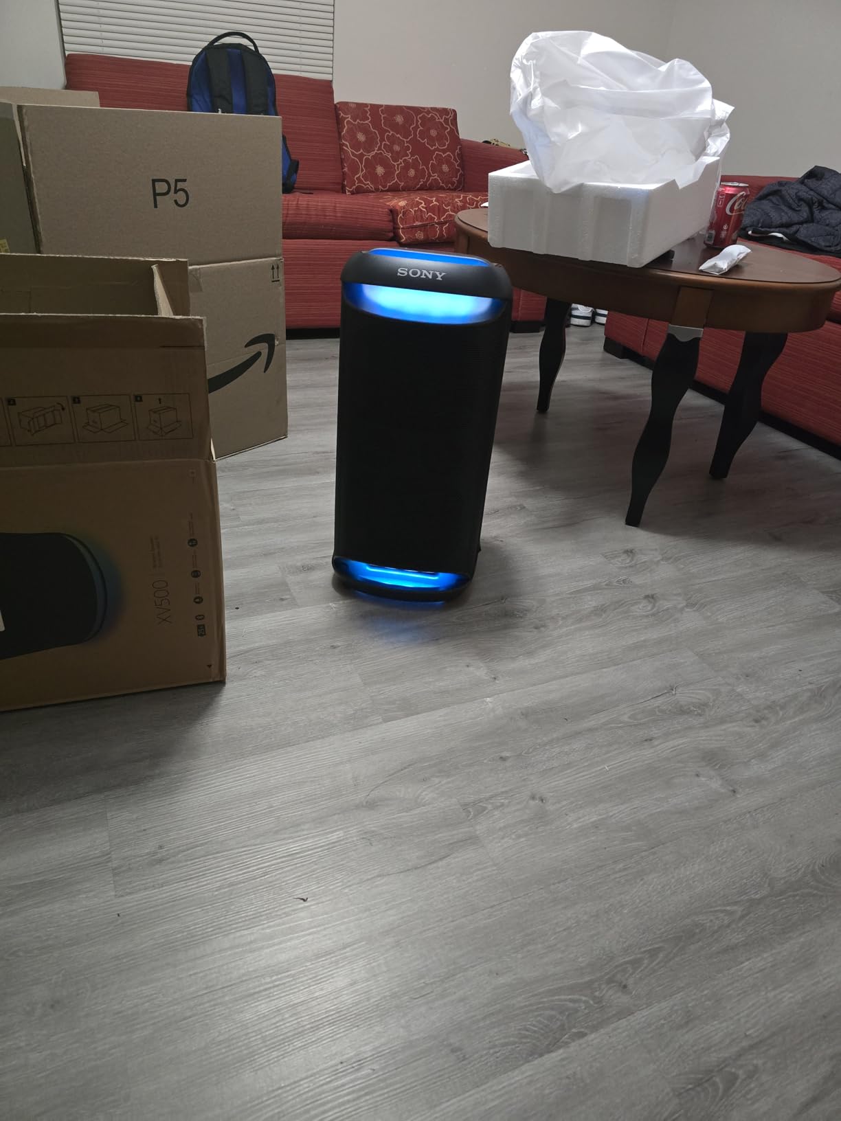 SRS-XV500 Portable Bluetooth Karaoke Party Speaker & Karaoke Machine, 25-Hour Battery, Splash Resistant, Ambient Lights customer photo 1