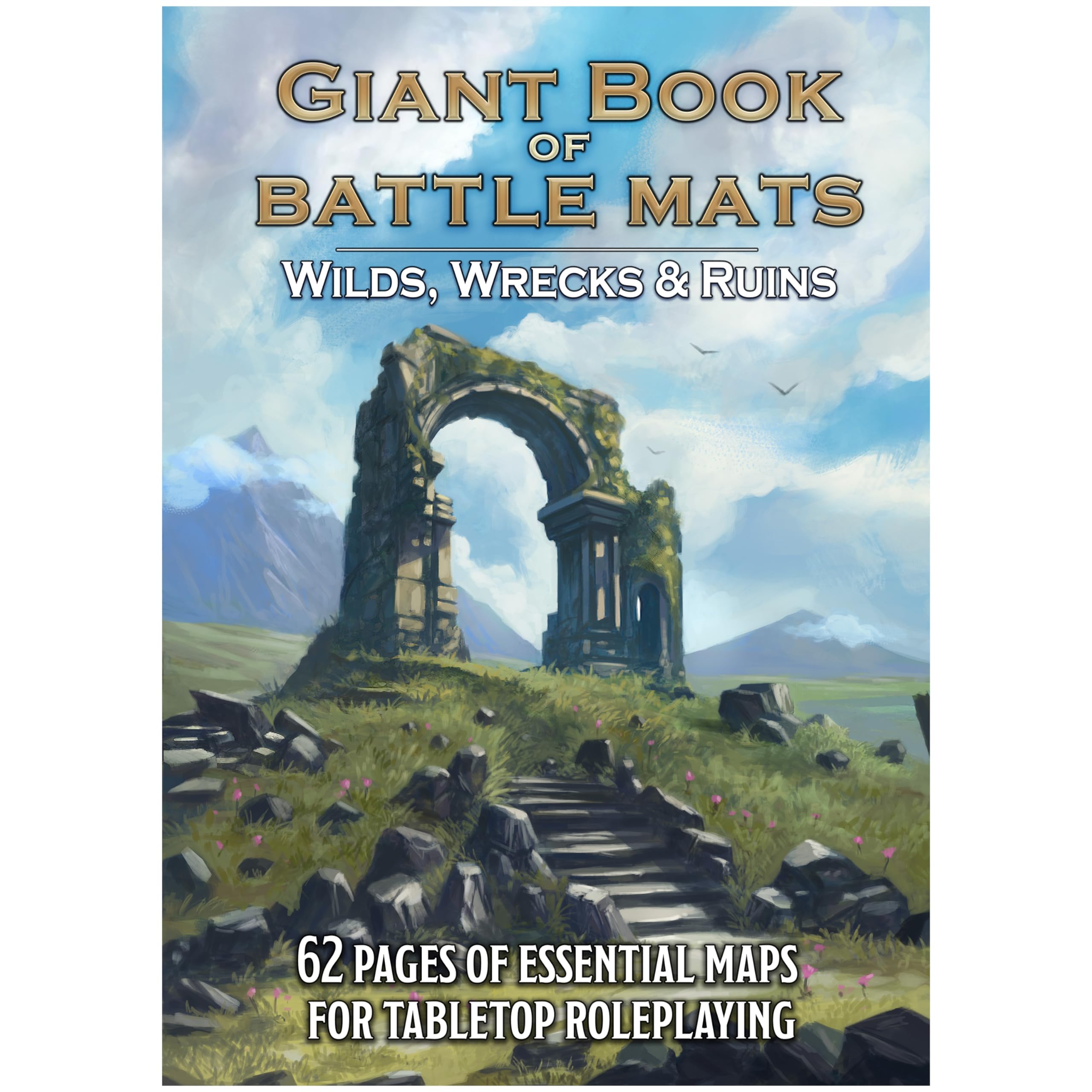 Giant Book of Battle Mats Wilds, Wrecks & Ruins by Loke - Merchandise Game customer photo 1