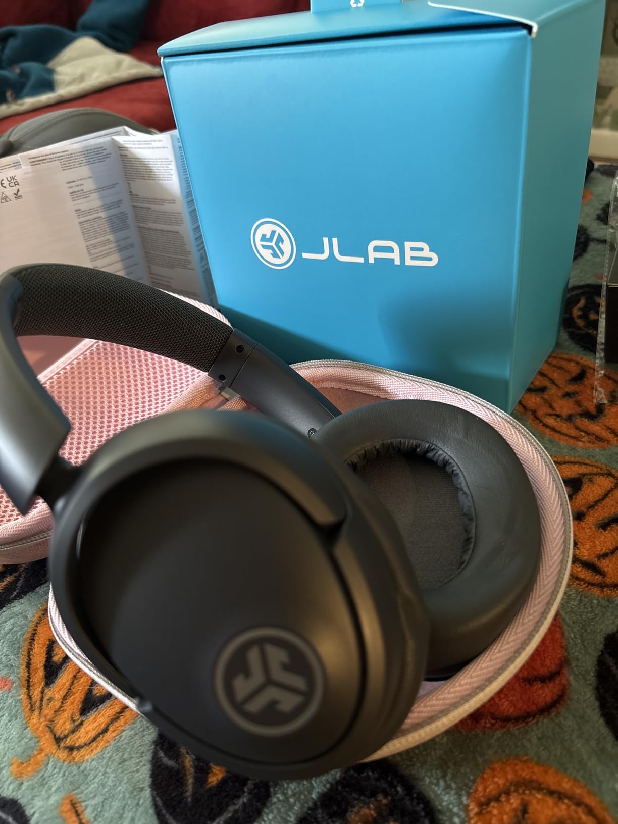 JLab JBuds Lux ANC Wireless Headphones, Graphite, Hybrid Active Noise Cancelling, Customizable Sound, Spatial Audio Compatible, Premium Over-Ear Bluetooth Headset customer photo 2