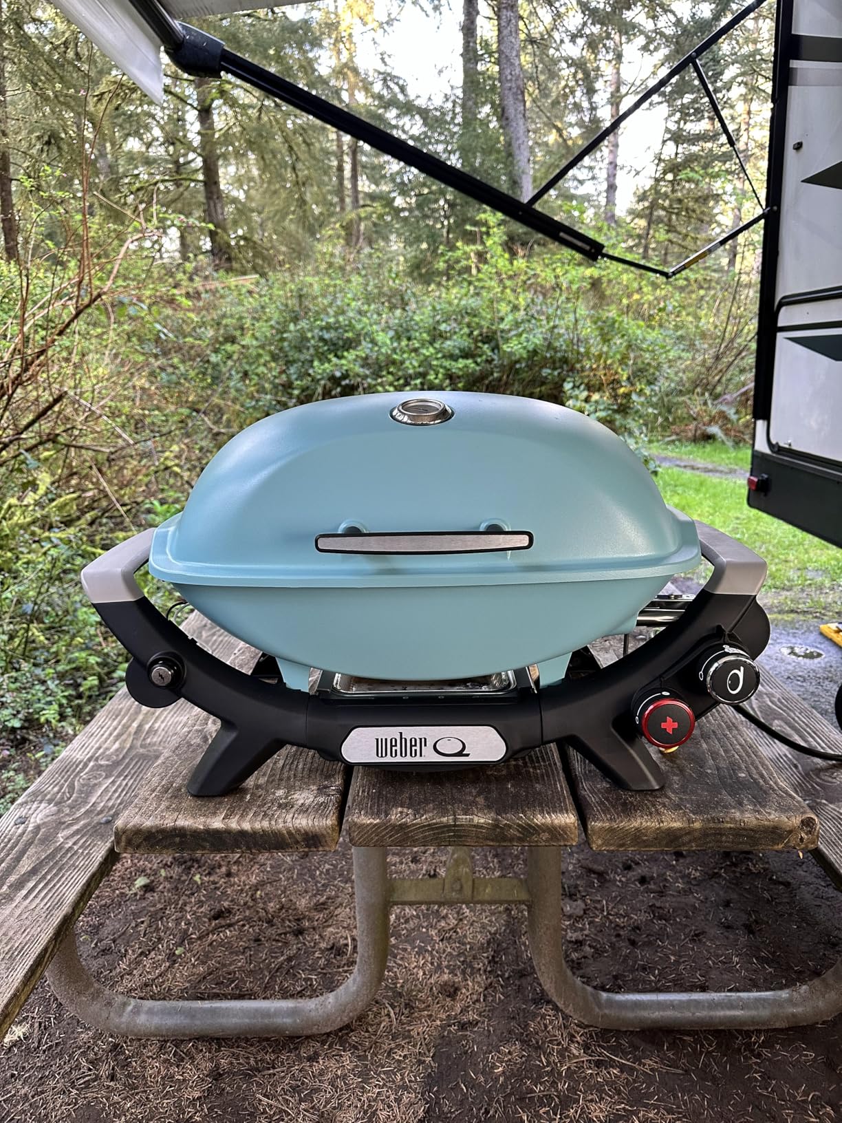 Weber Q 2800N+ Liquid Propane Portable Grill, Flame Red - Wide 250°-700°F Temp Range with Plus Burner for Searing, Low‑Temp Roasting & High-Dome Lid for Travel & Camping customer photo 1