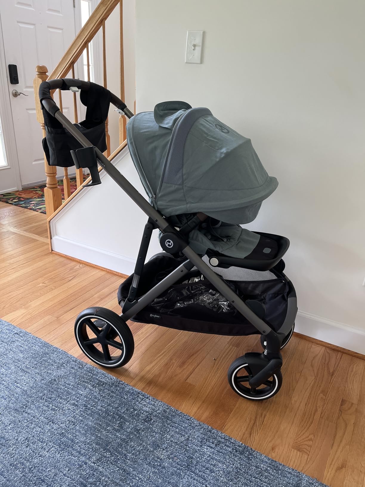 Cybex Gazelle S All-in-One Toddler and Baby Stroller with Over 20 Modular Configurations, Ergonomic Near-Flat Recline, Shopper Basket, and Compact Fold, Moon Black, Black Frame customer photo 1