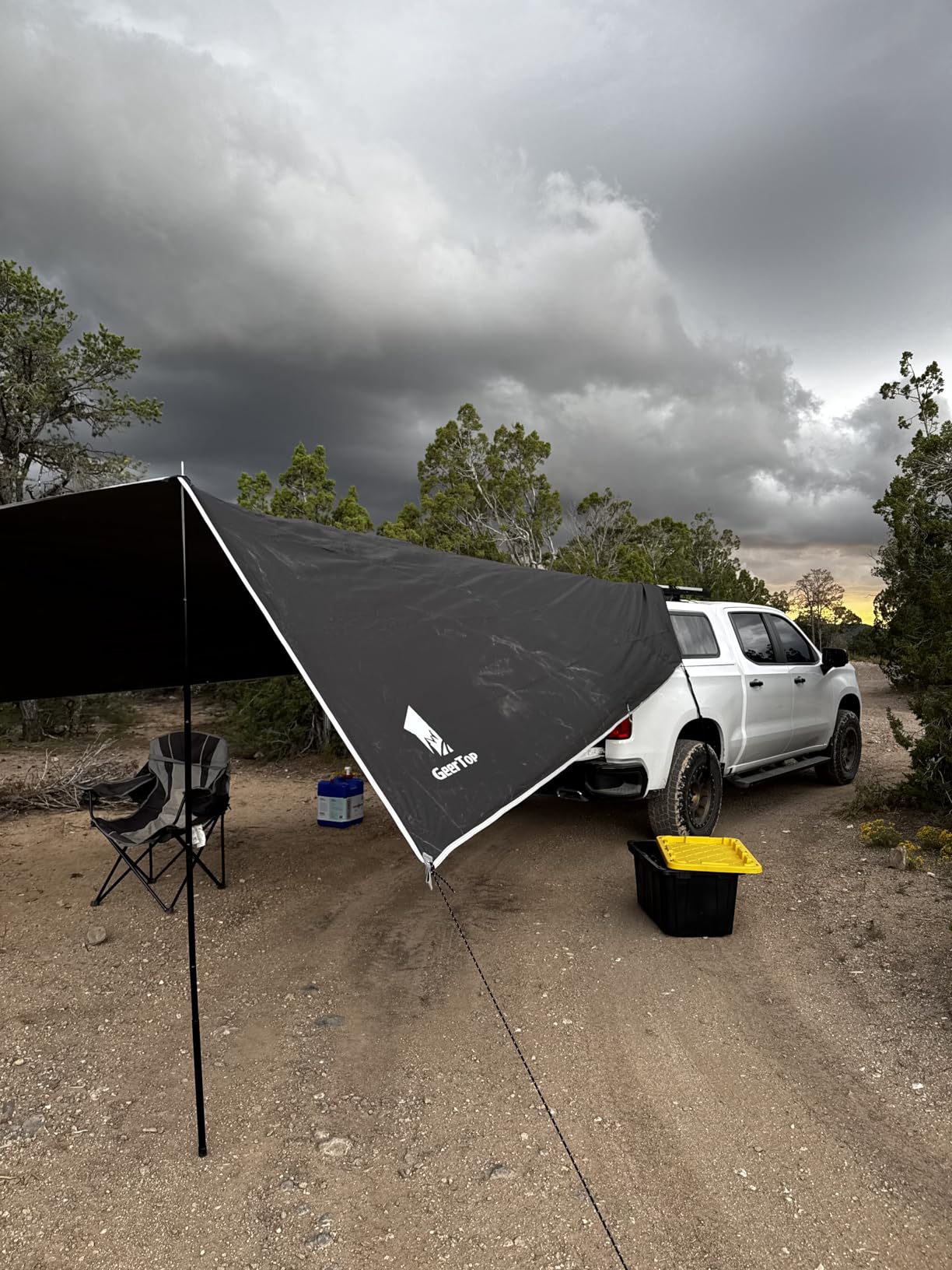 GEERTOP Car Tailgate Awning 19 x 16 FT, Waterproof Camping Shelter customer photo 2