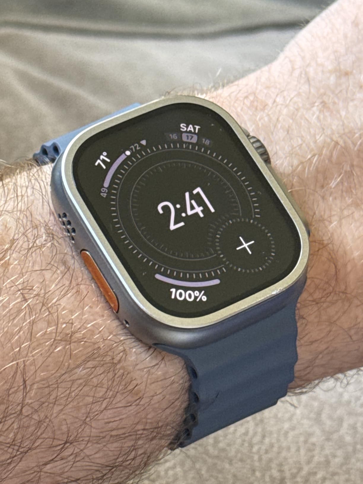 Watch Ultra 2 [GPS + Cellular 49mm] Smartwatch with Rugged Titanium Case & Indigo Alpine Loop Medium. Fitness Tracker, Precision GPS, Action Button, Extra-Long Battery Life customer photo 2