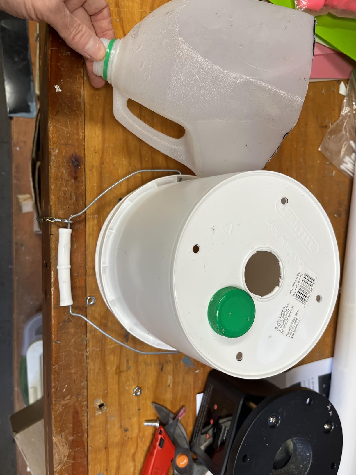 Automatic Chicken Feeder Timer, Briidea Poultry Feeder Motor and Timer Kit, Metal Spin Plate, Adjustable Mount, Ideal for Chickens, Ducks, Geese customer photo 2