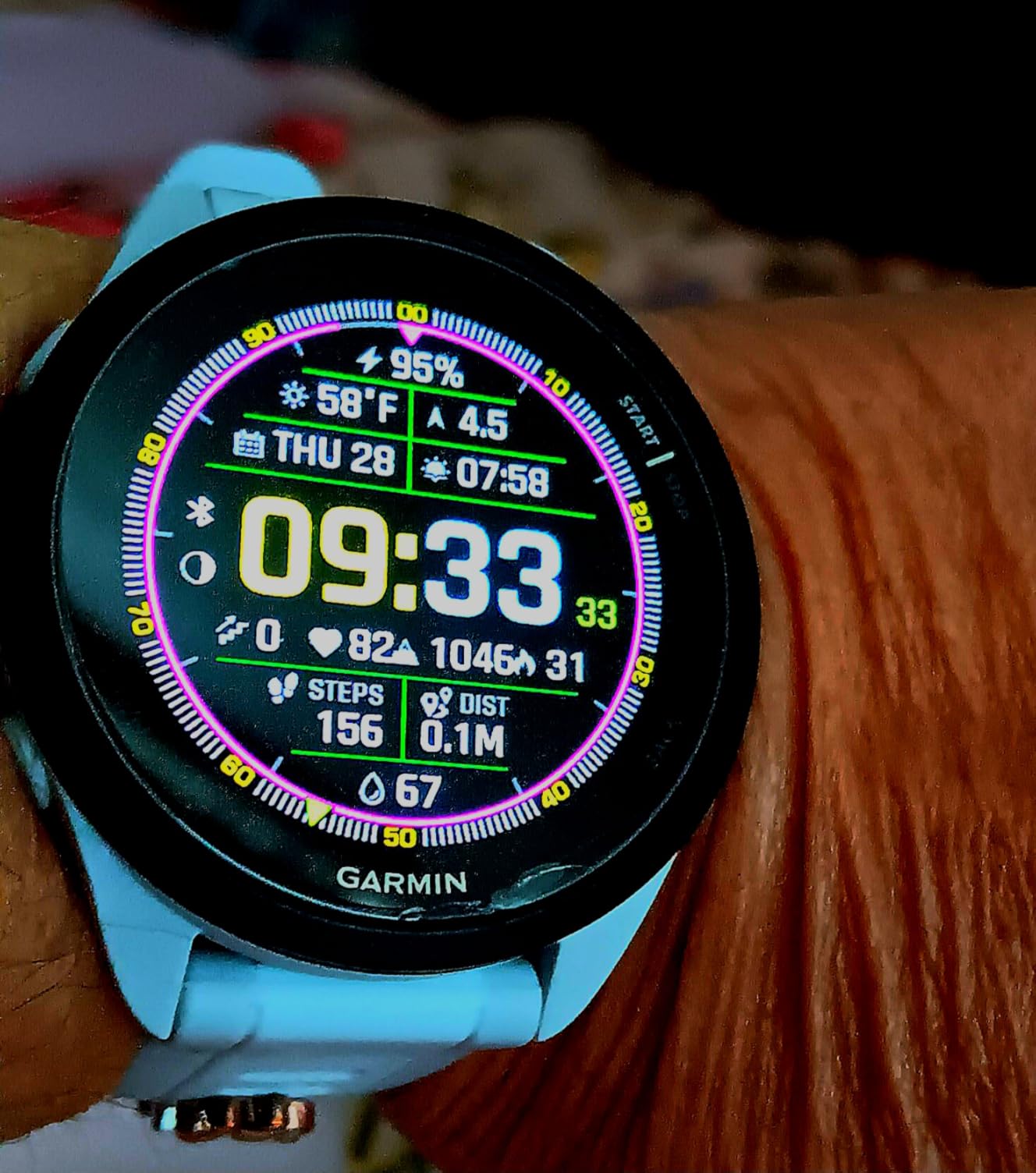 Forerunner 165 Running Smartwatch, Colorful AMOLED Display, Training Metrics and Recovery Insights, Whitestone customer photo 2