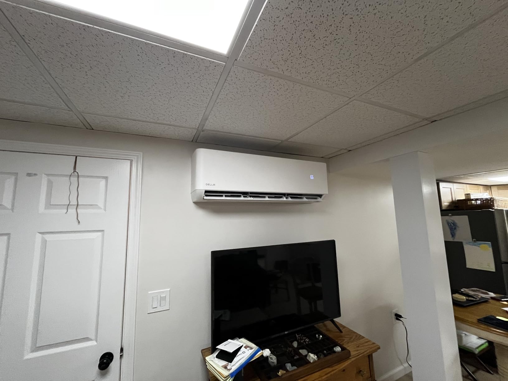 DELLA Hyper Heat Lower as -13°F 18,000 BTU WiFi Mini Split,Work with Alexa,Energy Star, 230V 23 SEER2,Cools Up to 1,000 Sq. Ft,Inverter AC with 1.5 Ton Pre-Charged Heat Pump & 16.4ft Installation Kits customer photo 1
