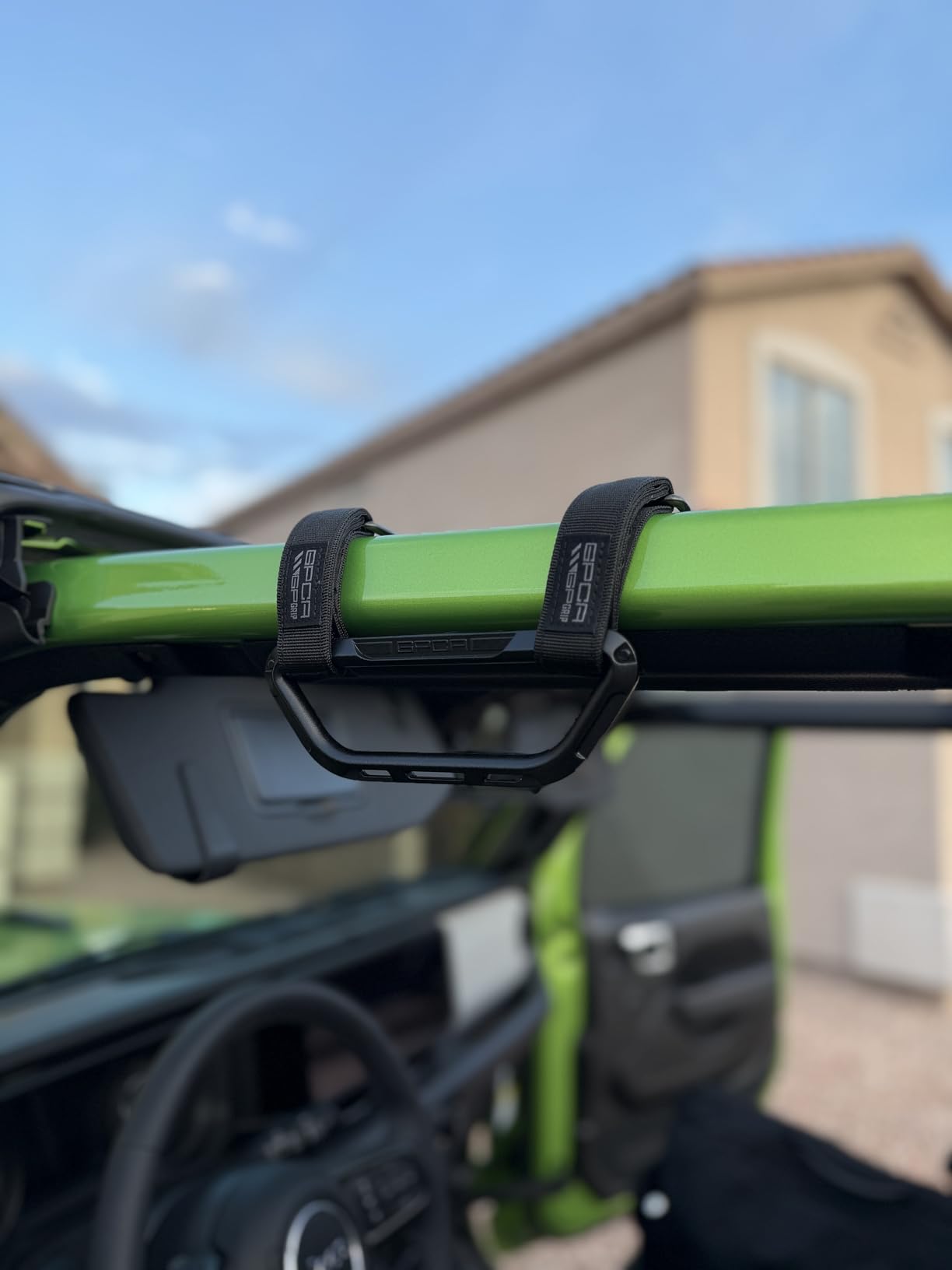 GP Grip Air Grab Handles Designed for 2024, 2025, 2026 Jeep Wrangler JL, JT & Jeep Gladiator 4xe w/Airbag Compatible - Aero-Grade Aluminum, Patented Foldable Design, Easy Installation customer photo 1