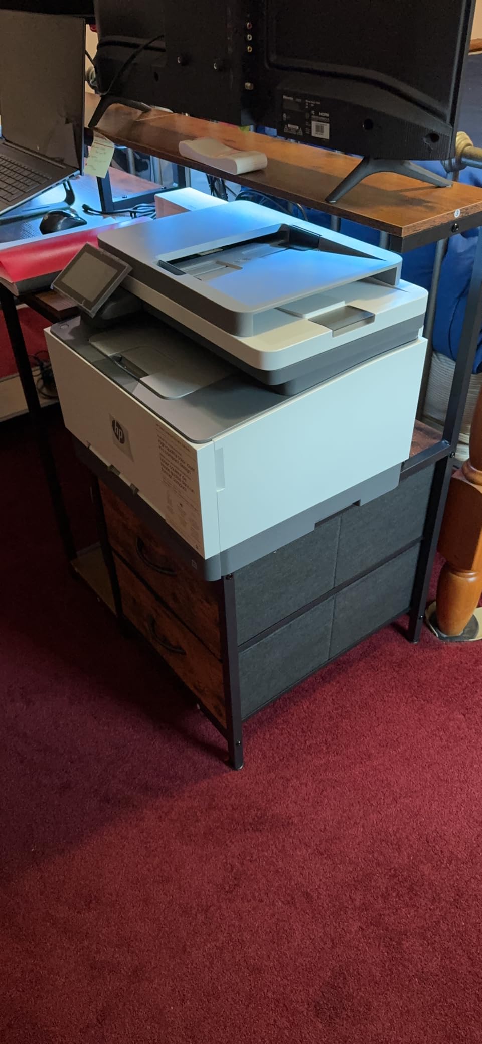 HP Color LaserJet Pro MFP 3301fdw Wireless All-in-One Color Laser Printer, Office Printer, Scanner, Copier, Fax, ADF, Duplex, Best for office customer photo 1