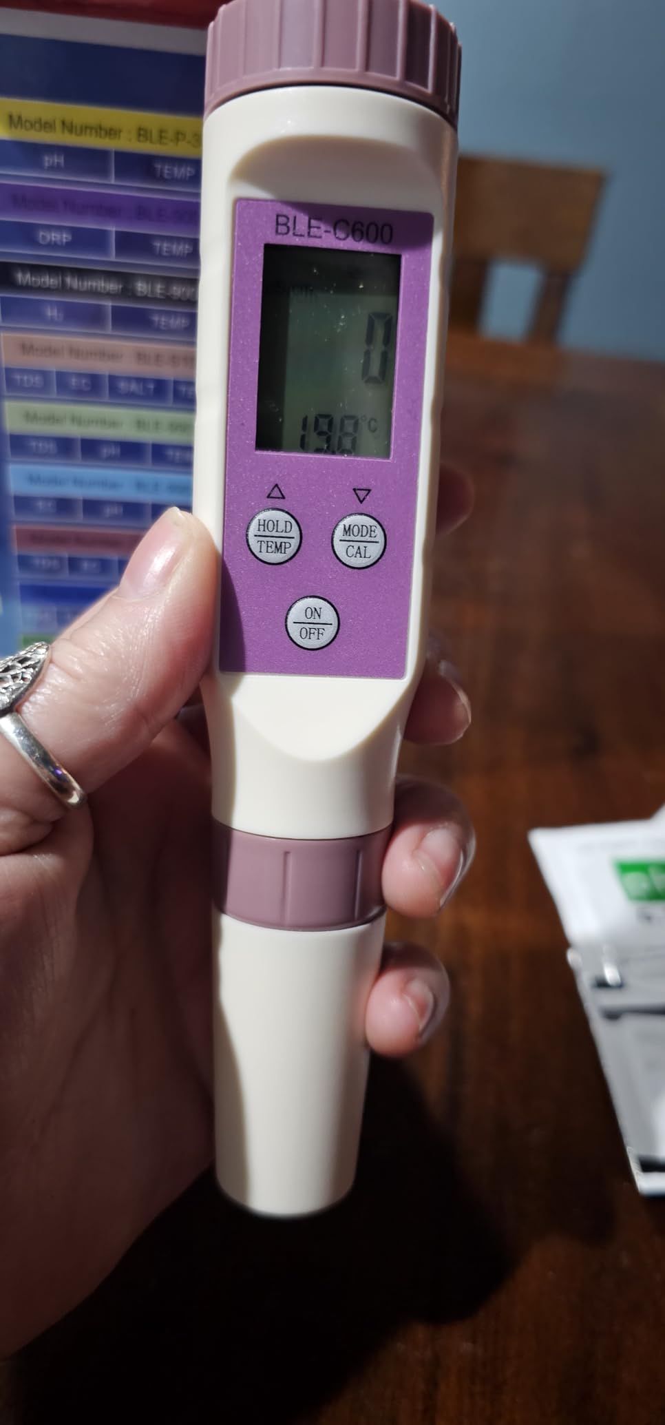 PH Meter 7-in-1 TDS Meter/Salinity Tester/pH Meter/EC Meter/ORP Meter/S.G Meter/Temp Tester Digital customer photo 1