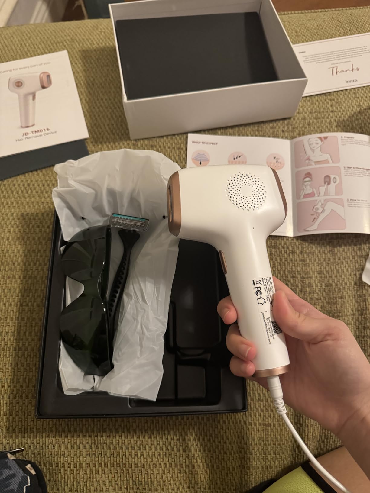 INNZA IPL Hair Removal with Ice Cooling customer photo 2