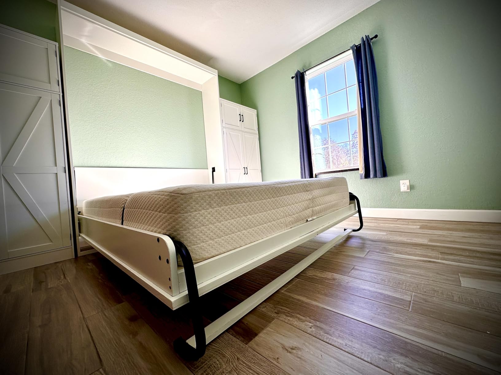 DIY Murphy Bed Kit Queen Vertical | Murphy Bed Hardware for Wall Cabinet, Vertical Queen Frame, Deluxe Mechanism Kit with Bonus Tools customer photo 1