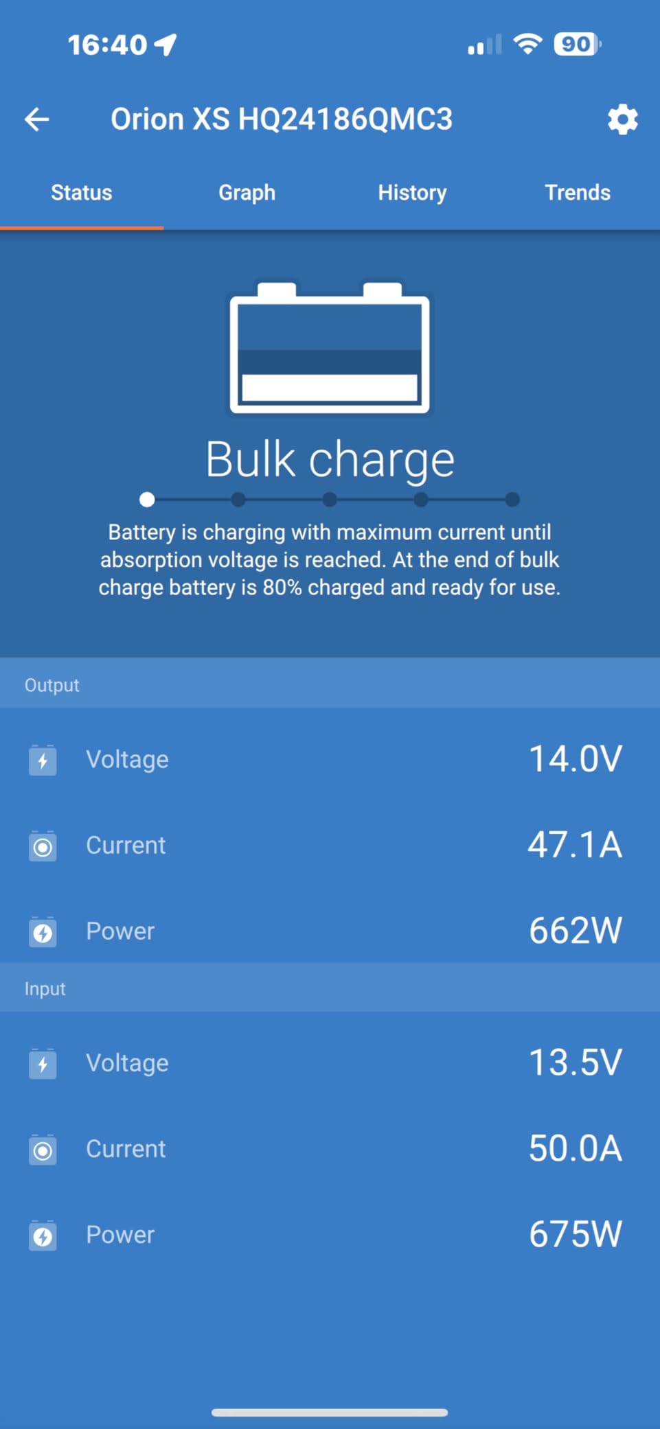 Victron Energy Orion-XS Smart DC to DC Charger (Bluetooth) - Fully Configurable - Battery Charger for Dual Battery Systems - IP65 Dust & Waterproof - 12/12-Volt 50 amp 700-Watt customer photo 2