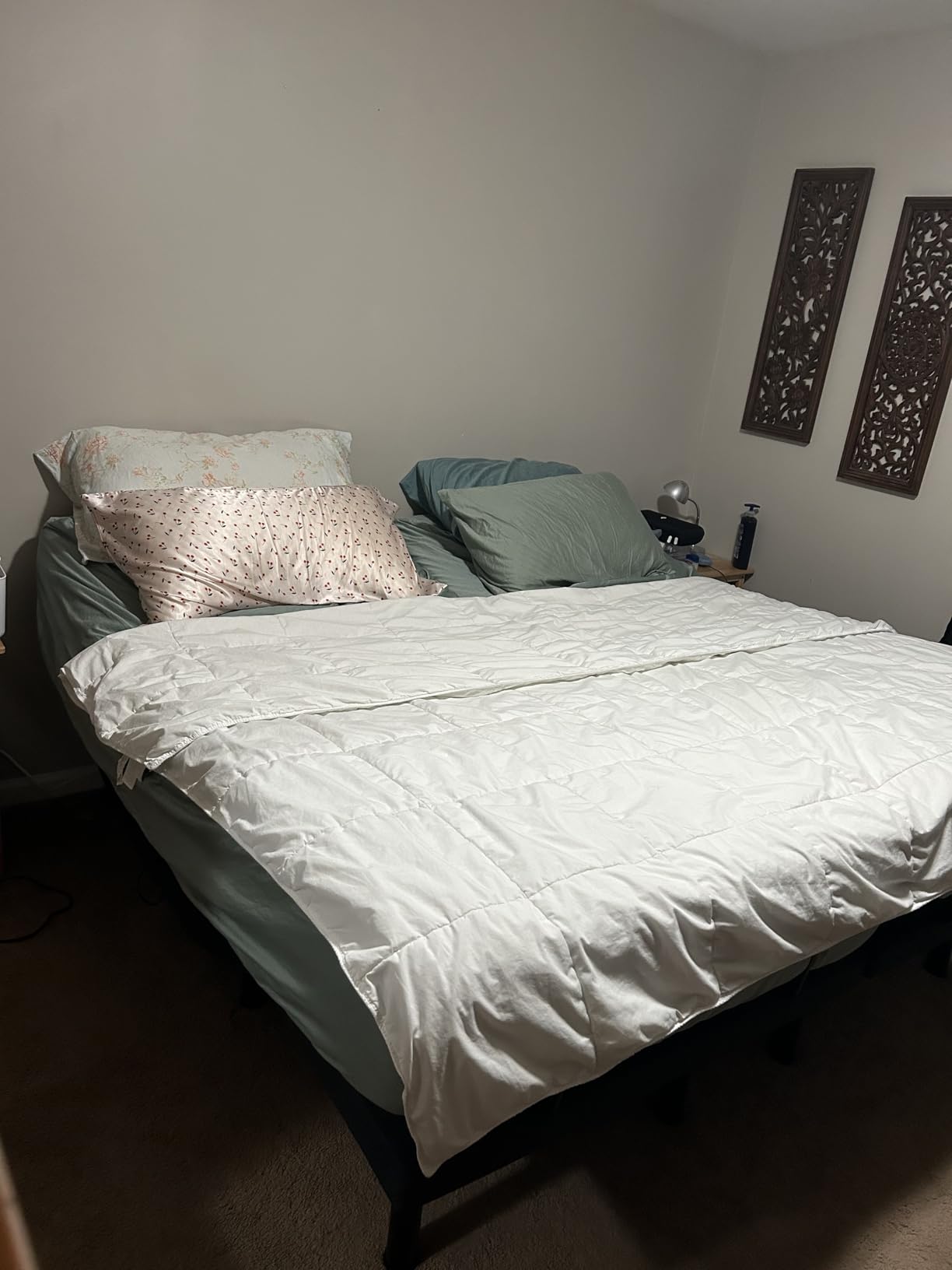 Sven & Son Classic Adjustable Bed Base, Head and Foot Lift, Massage, Under-Bed Lights, USB, Gel Memory, Zero Gravity Smart Frame - Full + 10 inch Memory Foam Matt (Firm) customer photo 1