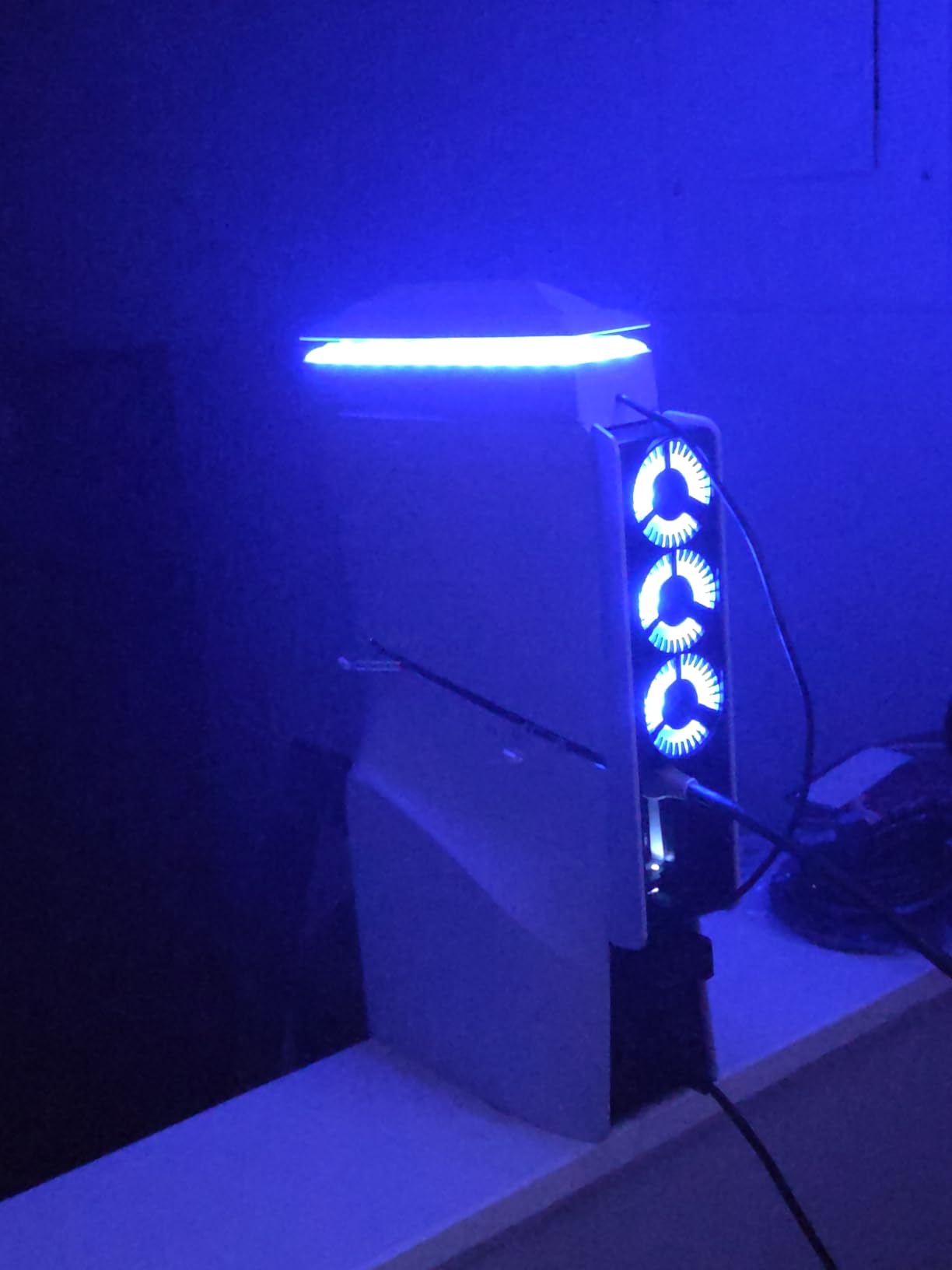 JUSPRO Cooling Fan for PS5 Slim, Upgraded Quiet Cooler Fan with LED Light for PS5 Slim Console Digital & Discs Edition customer photo 2