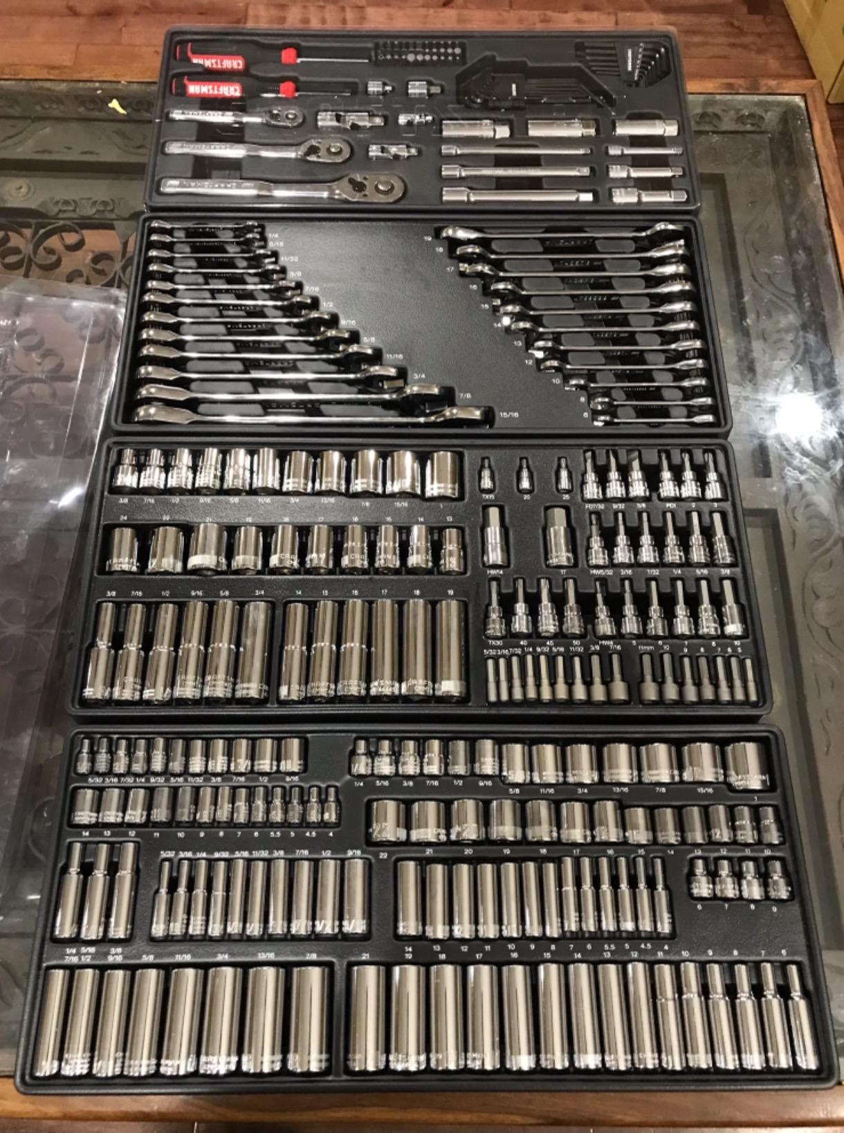 CRAFTSMAN Mechanics Tool Set, 298 Piece Hand Tool and Socket Set SAE/Metric (CMMT12139) customer photo 2