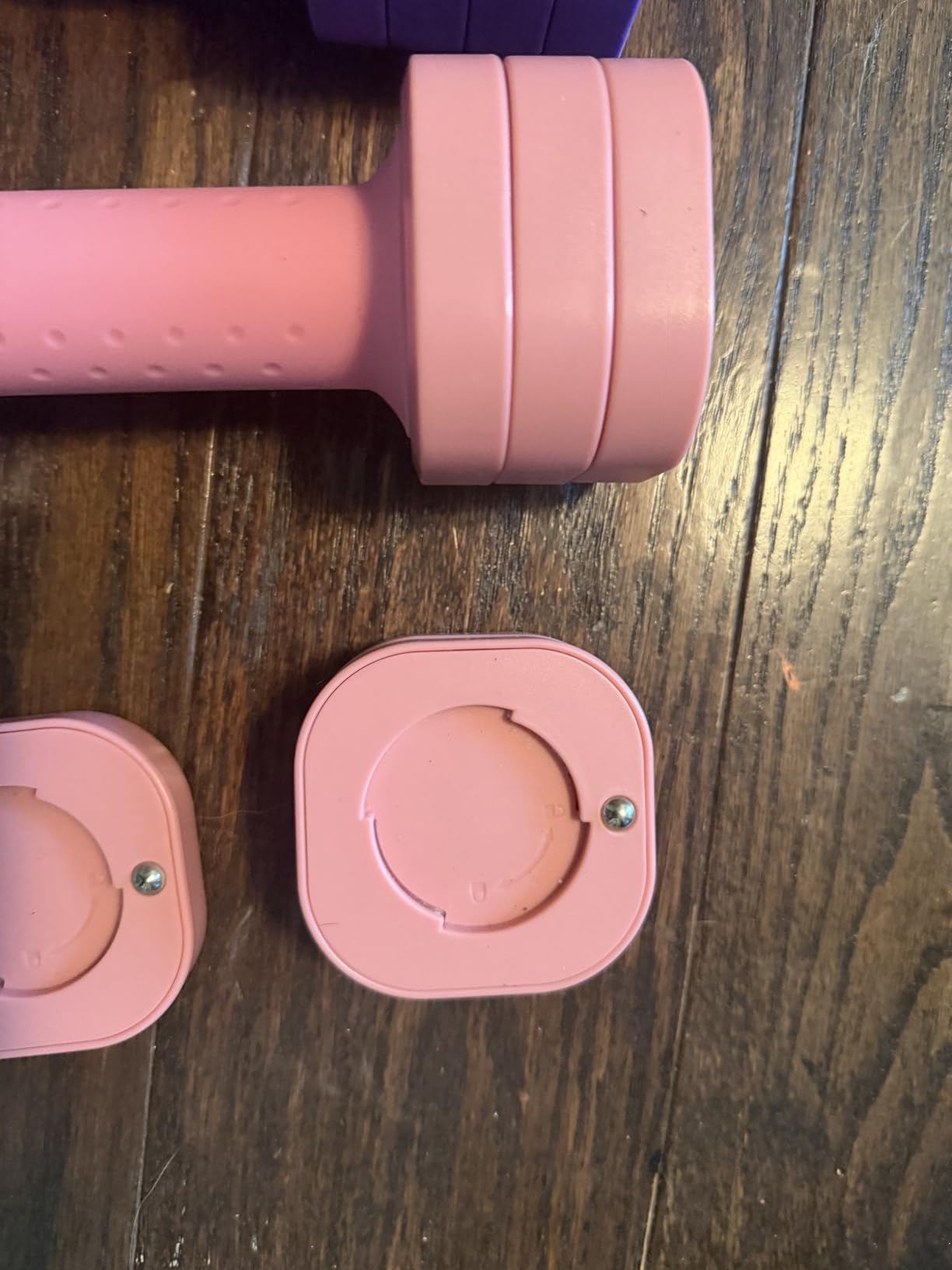 Zempox Adjustable Dumbbell Set of 2, 4 in 1 Free Weights Dumbbells Set for Women, Hand Weights for Women at Home, Each 2lb 3lb 4lb 5lb with TPU Soft Rubber Handle for Home Gym Exercise Training customer photo 1