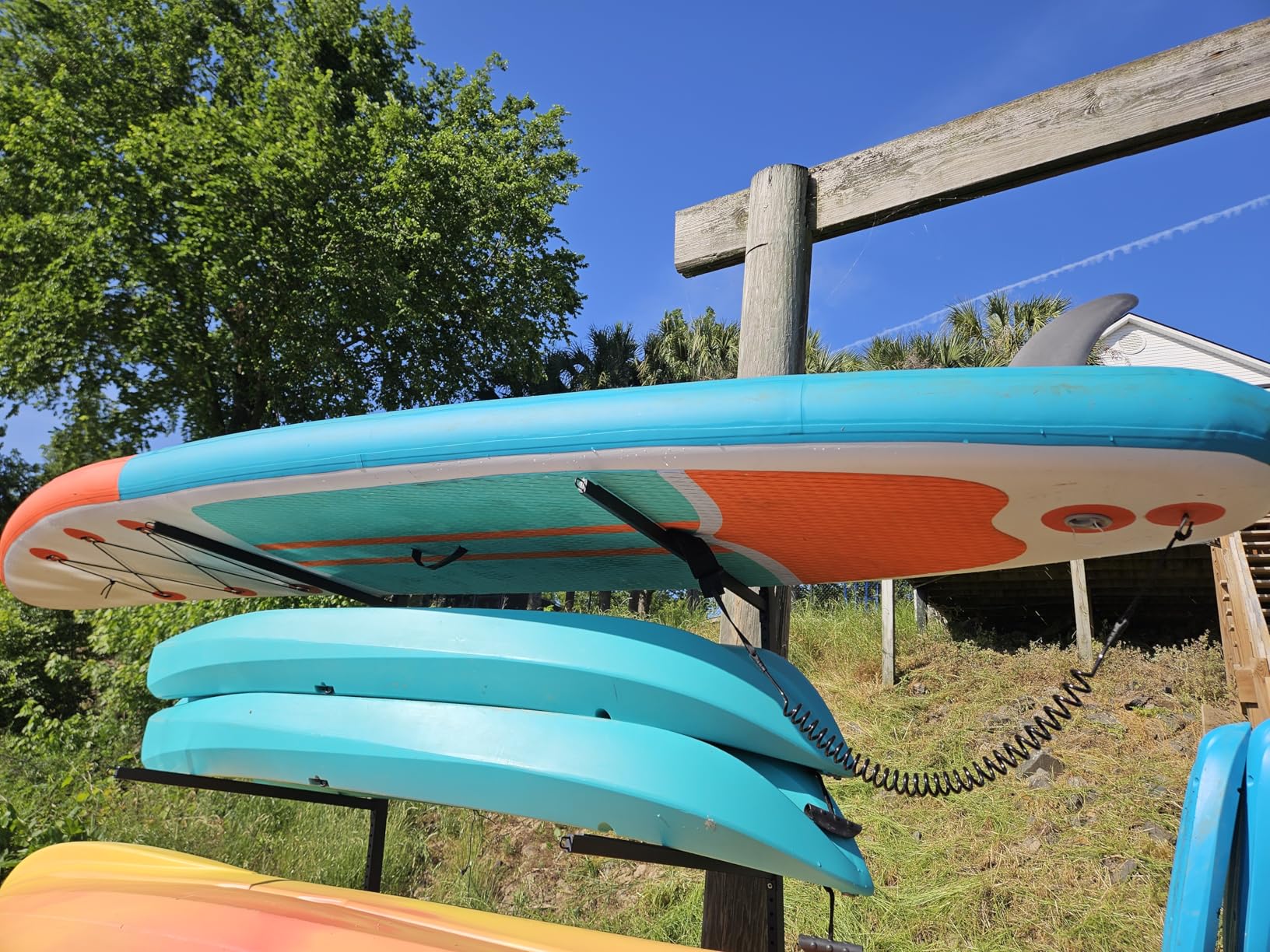 Inflatable Paddle Boards Stand Up Paddleboard Wide Stable with Premium SUP Paddle Board Accessories for All Skill Levels with Fins, Adjustable Paddle, Pump, Backpack, Leash customer photo 1