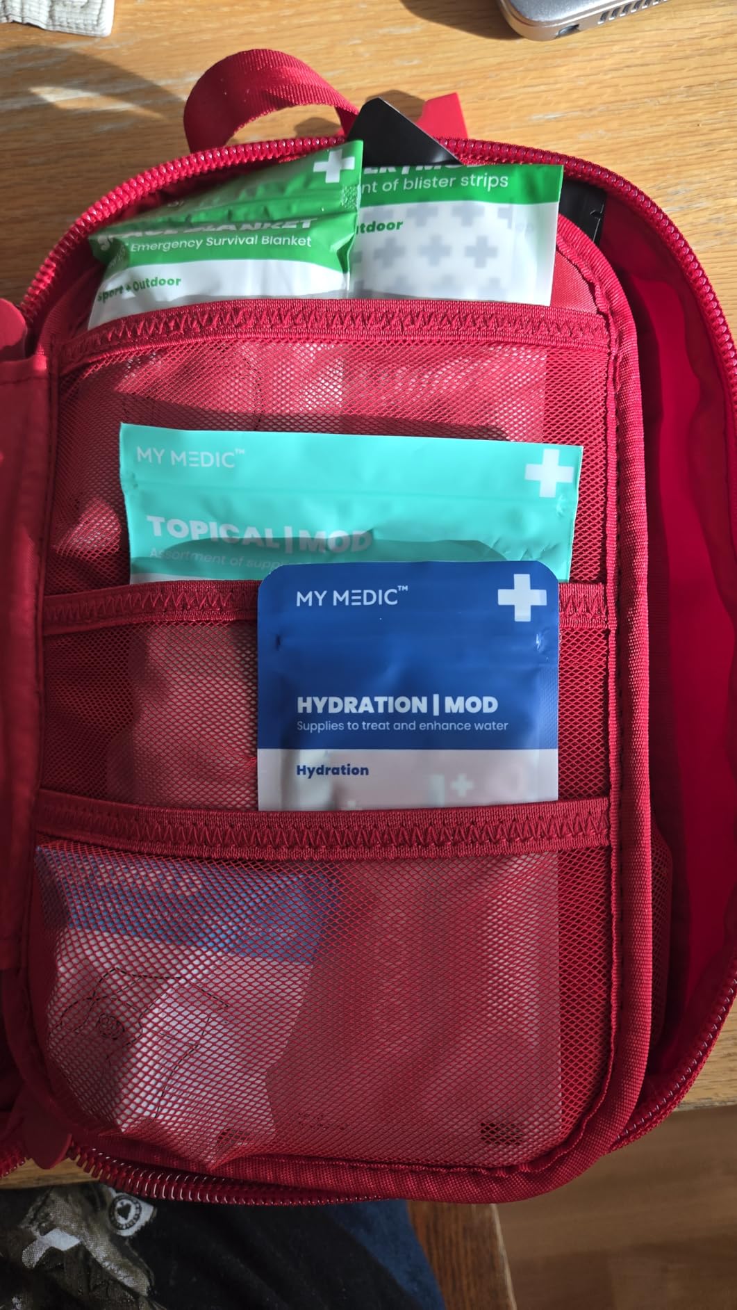 MY MEDIC MyFAK Standard - Ifak First Aid Kit - HSA FSA - 132 Life Saving Trauma and Medical Items - Survival Kit for Camping or Your Car - Coyote customer photo 2