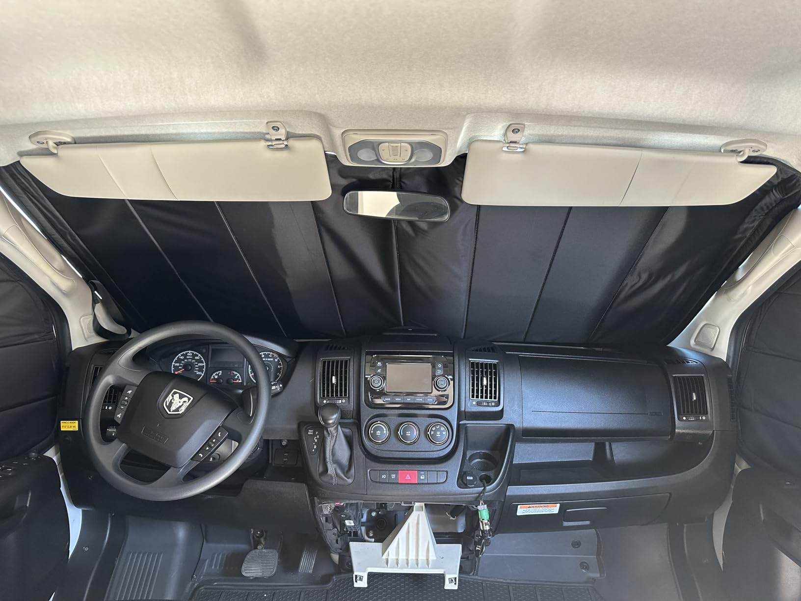 Living in a Bubble Insulated Blackout Window Covers for RAM Promaster 2014-Current (Rear Door 2014-Current) customer photo 1