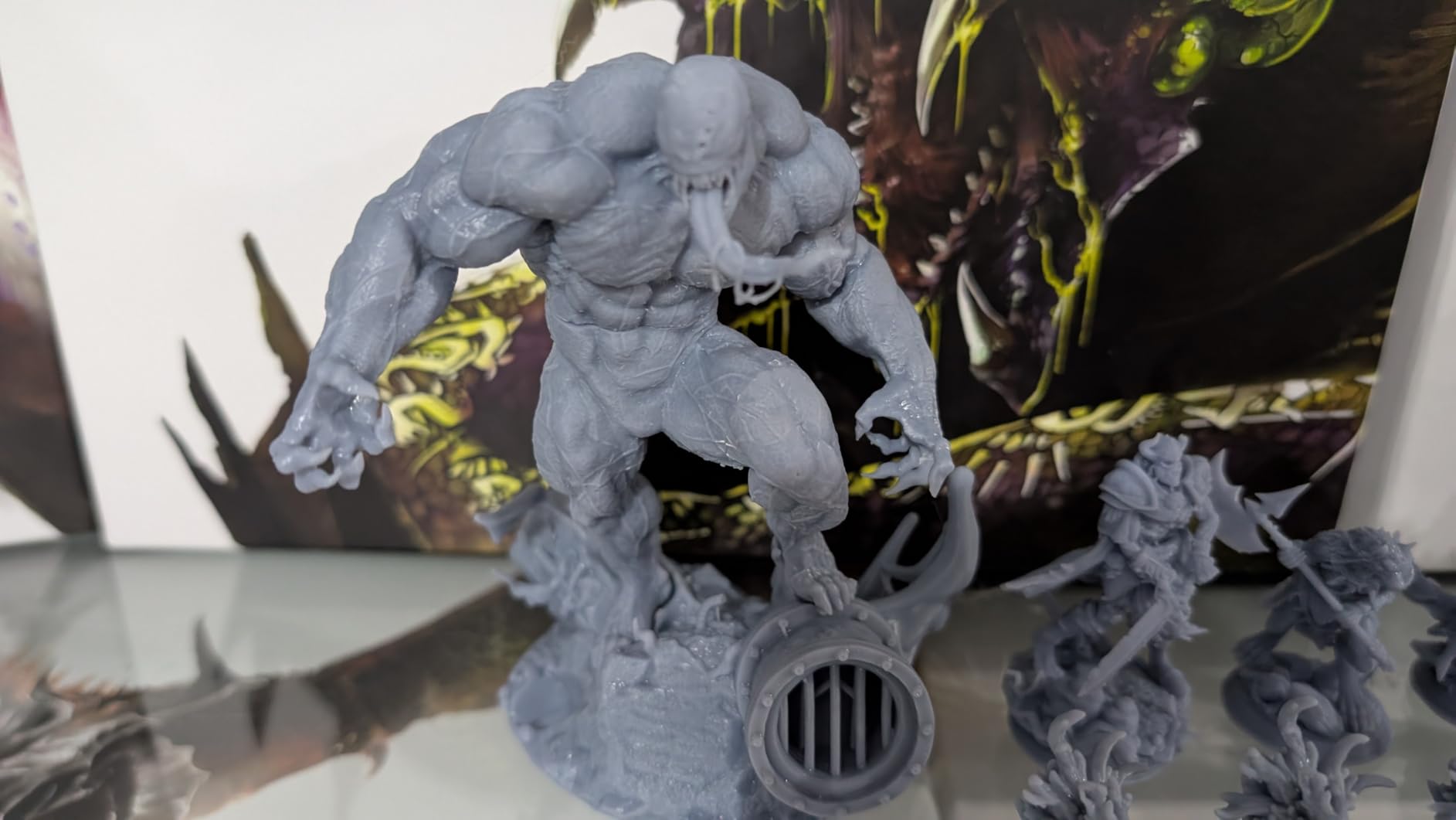 ELEGOO Saturn 4 12K MSLA Resin 3D Printer, 10 Inch Mono LCD, One-Click Auto Leveling, Intelligent Mechanical Sensor, COB + Fresnel Collimating Lens, Large Printing Size 218.88mmx122.88mmx220mm customer photo 2