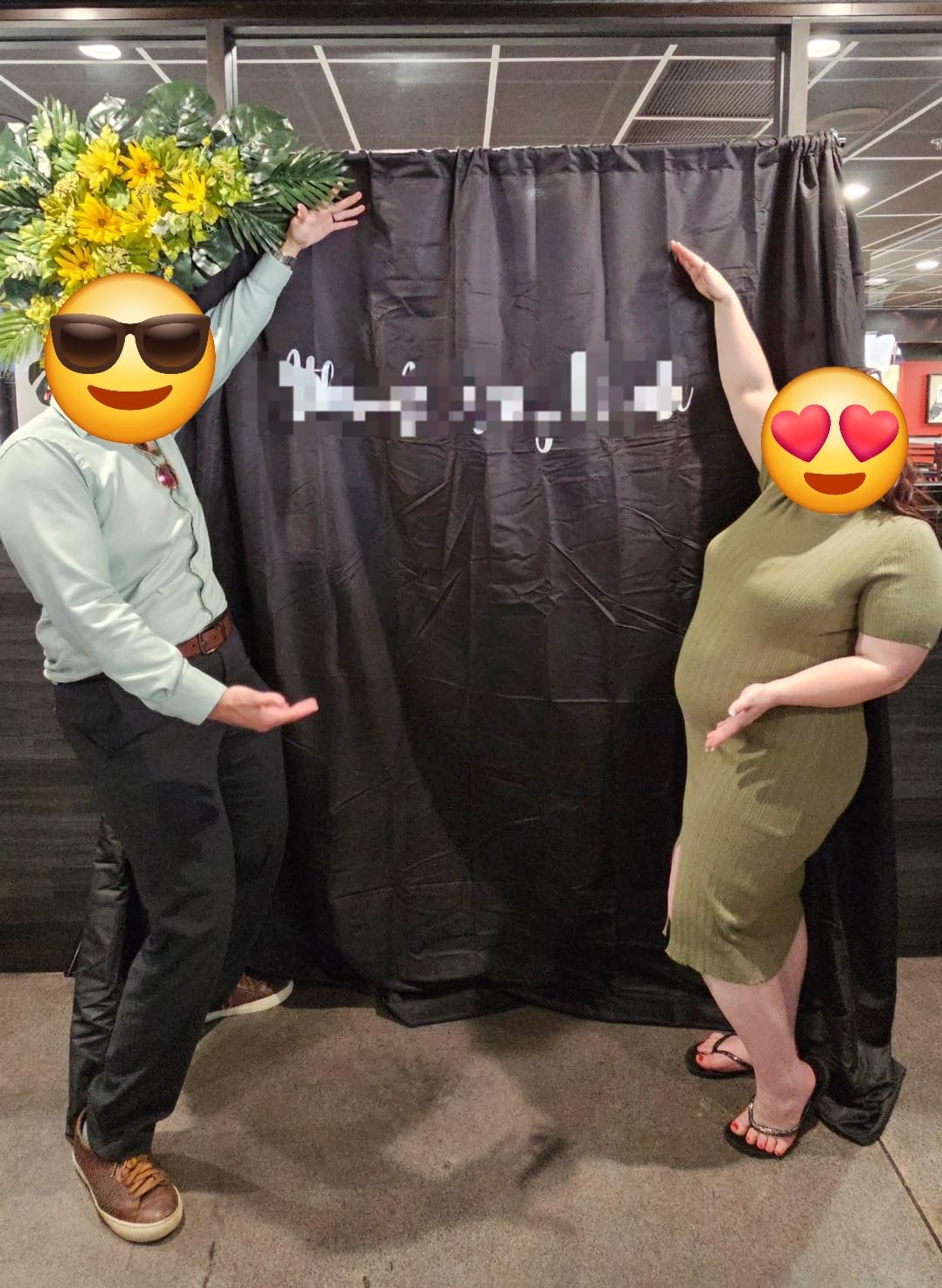 Backdrop Stand, Photo Video Studio 10 x 10FT Adjustable Backdrop Stand, Background Support System Kit with 2 Crossbars, 6 Clamps, 2 Sandbags and Carry Bag for Photography Parties Wedding customer photo 2