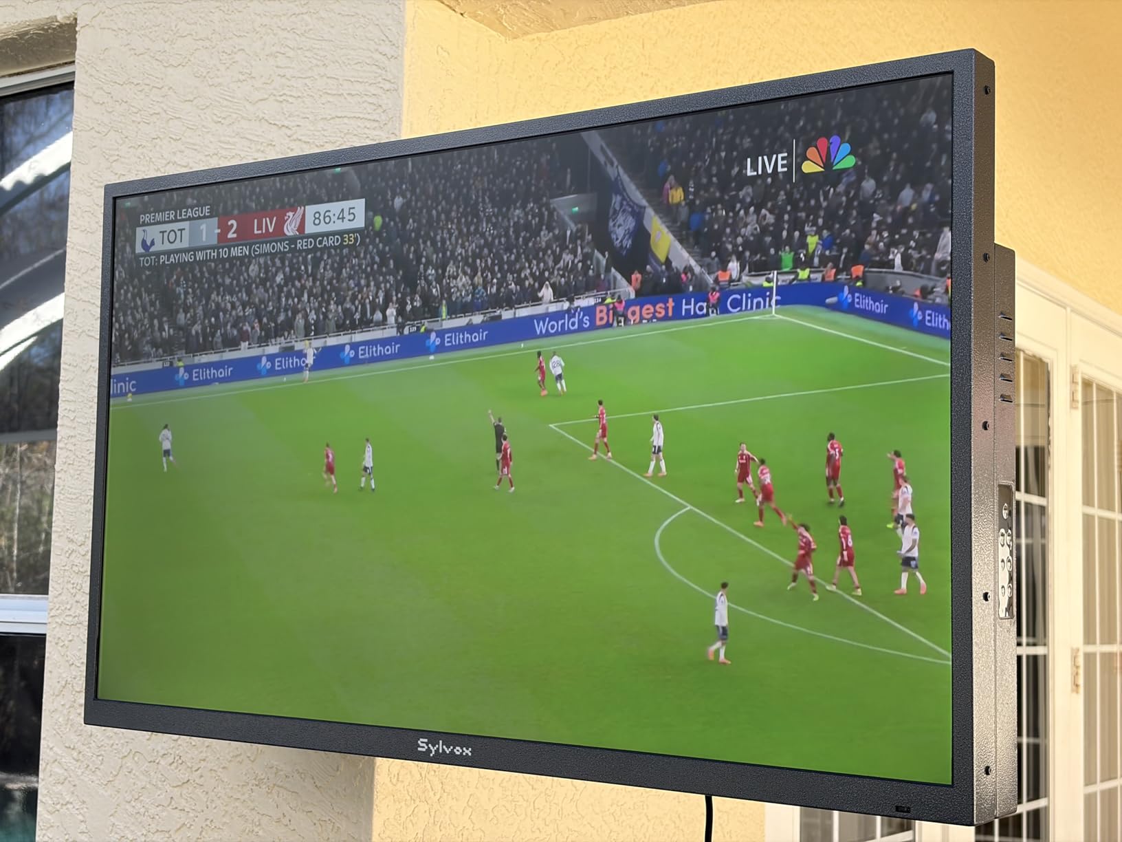 SYLVOX Outdoor TV, 75 inch Waterproof Smart TV, 4K, HDR 10, Weatherproof, 1000nits, Voice Assistant Remote, for Partial Sun Area (Deck Pro 2.0, Latest Model) customer photo 2