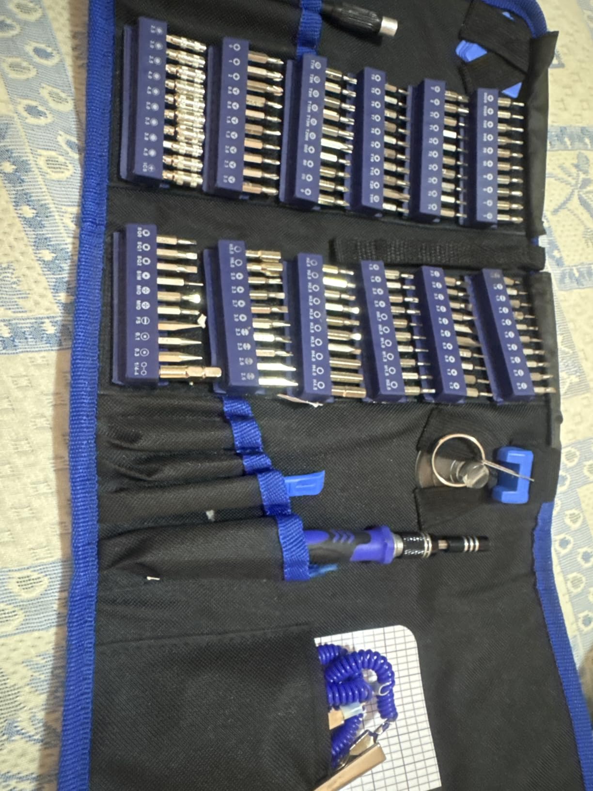 Mini Electric Screwdriver Set 140-IN-1: Small Electric Screwdriver Cordless | 120 Precision Bits, 5 Torque Settings, 4 LED Light, Magnetic Power Screwdriver Repair Tool Kit for PC RC Electronics customer photo 2