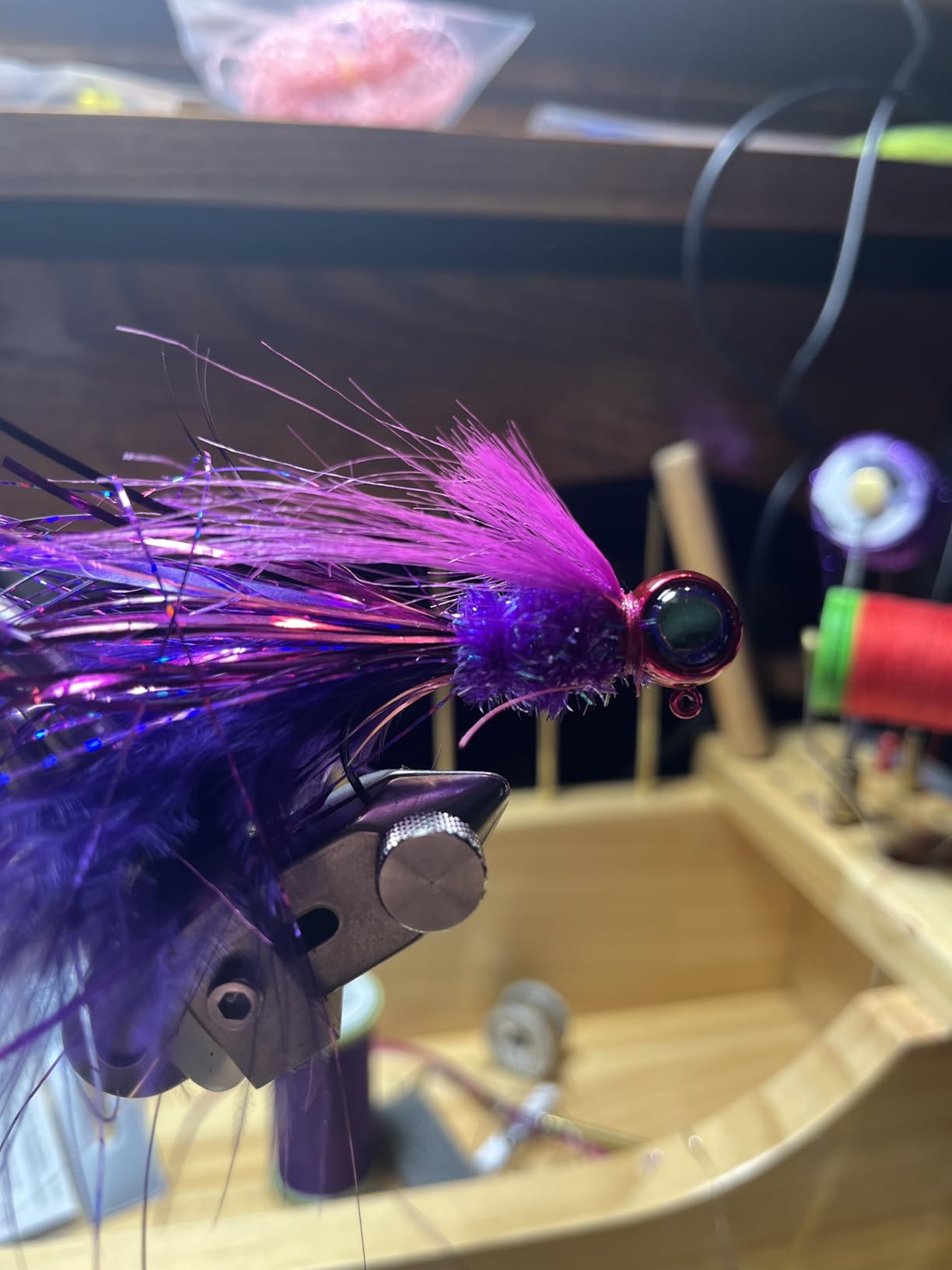 Rotary-Fly-Tying-Vise-Fly-Tying-Tools Equipment Fly Fishing Vice Kit with Pedestal Base Clamps customer photo 1