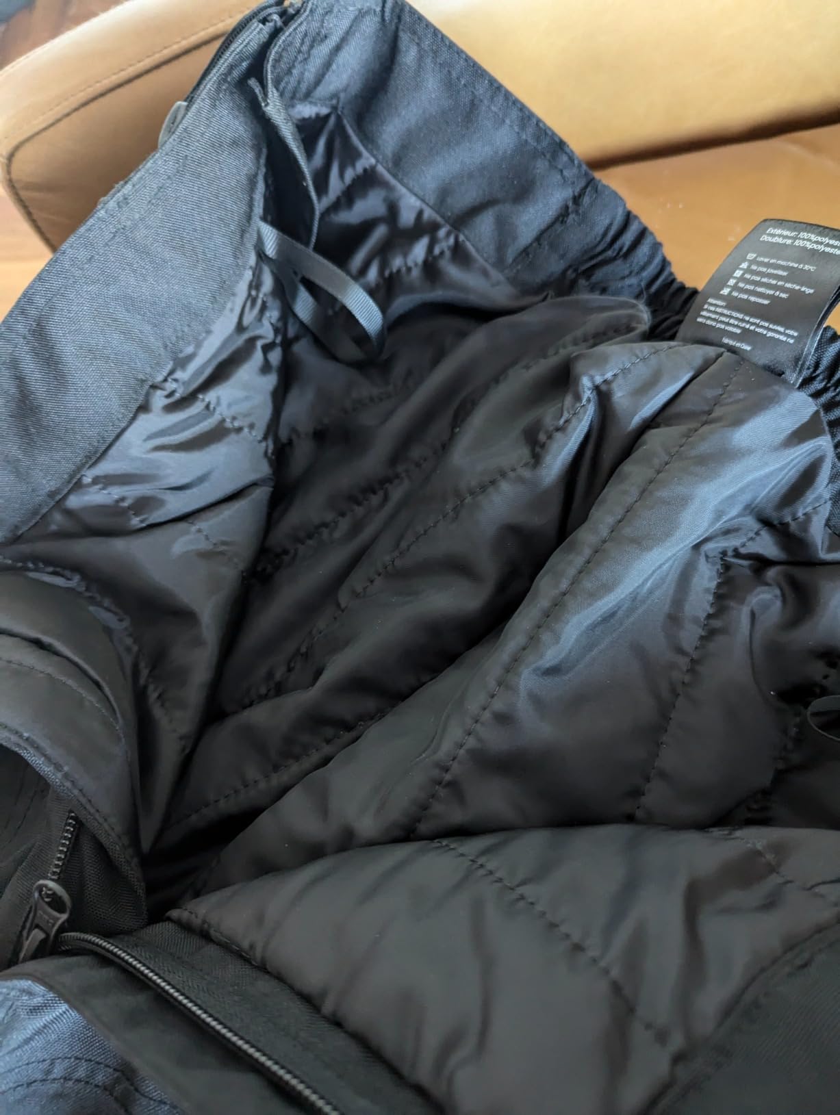 Winter Detachable Motorcycle Riding Pants for Men CE 2 Armored Powersports Overpants with Full Leg Zip Model PF2 customer photo 1