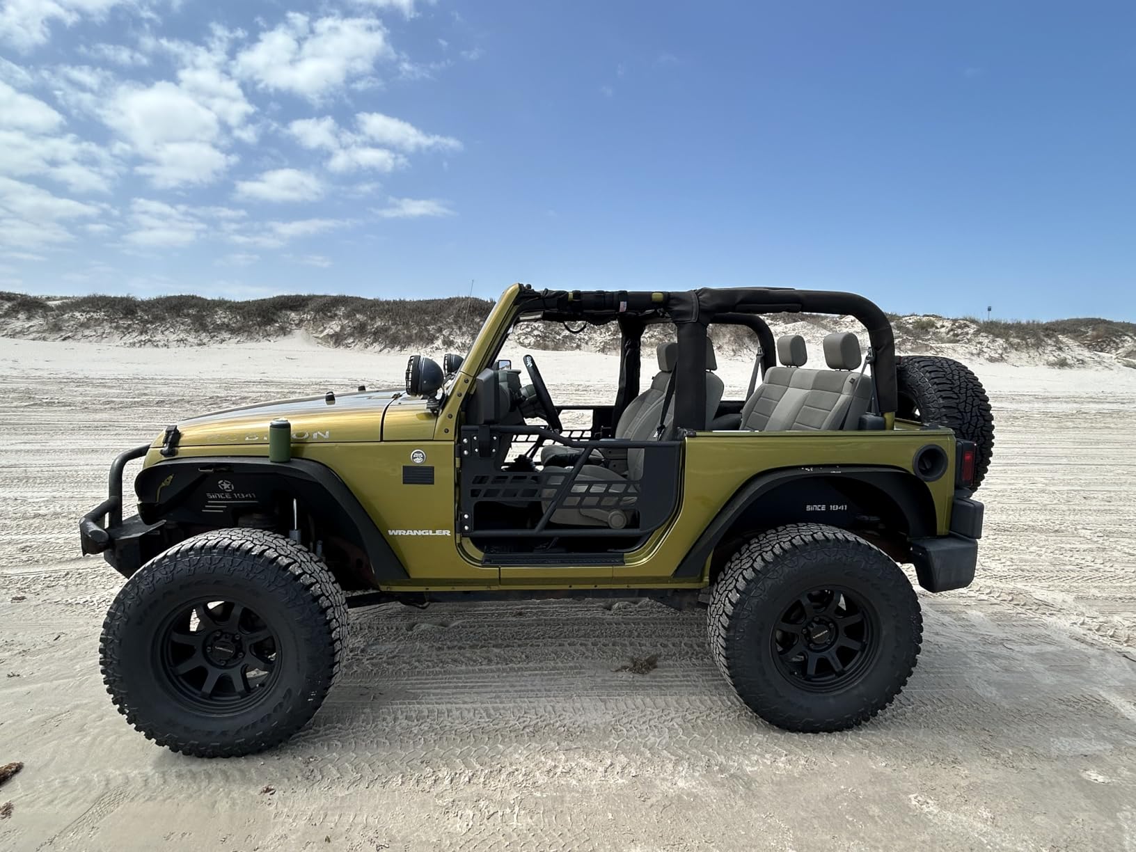 Off Road Tubular Trail Doors Compatible with 2018-2026 Wrangler JL 2 Door - Set of 2 Fat Tube Half Doors for Adventure (Not Include Sideview Mirrors) customer photo 2
