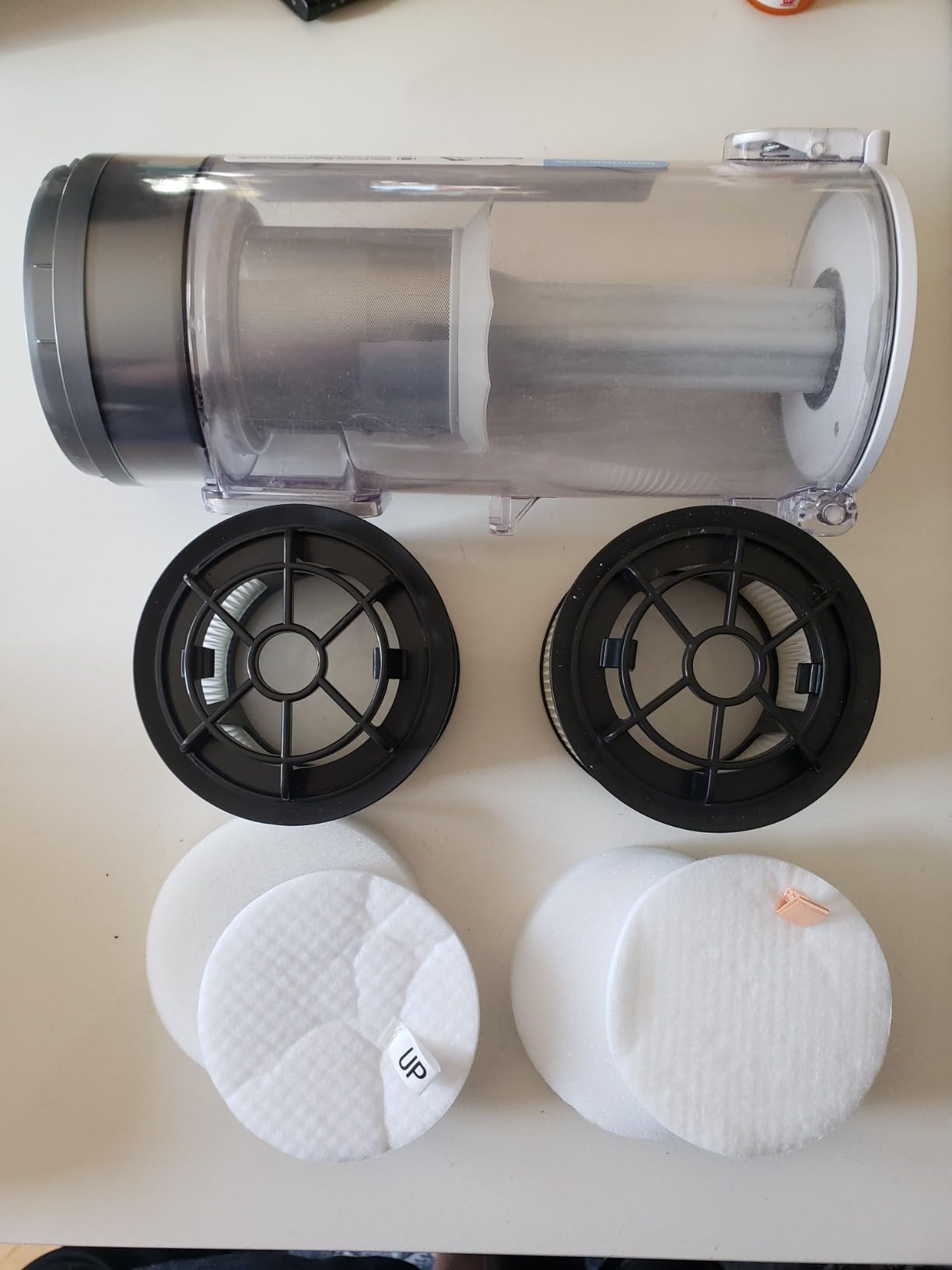18 PCS LVAC-200 Vacuum Filter Replacement, Compatible with Levoit LVAC-200 Cordless Stick Vacuum Cleaner (Model No. LSV-V201-WUS), 8 Pre-Motor Filters and 2 Post-Motor Filters customer photo 1