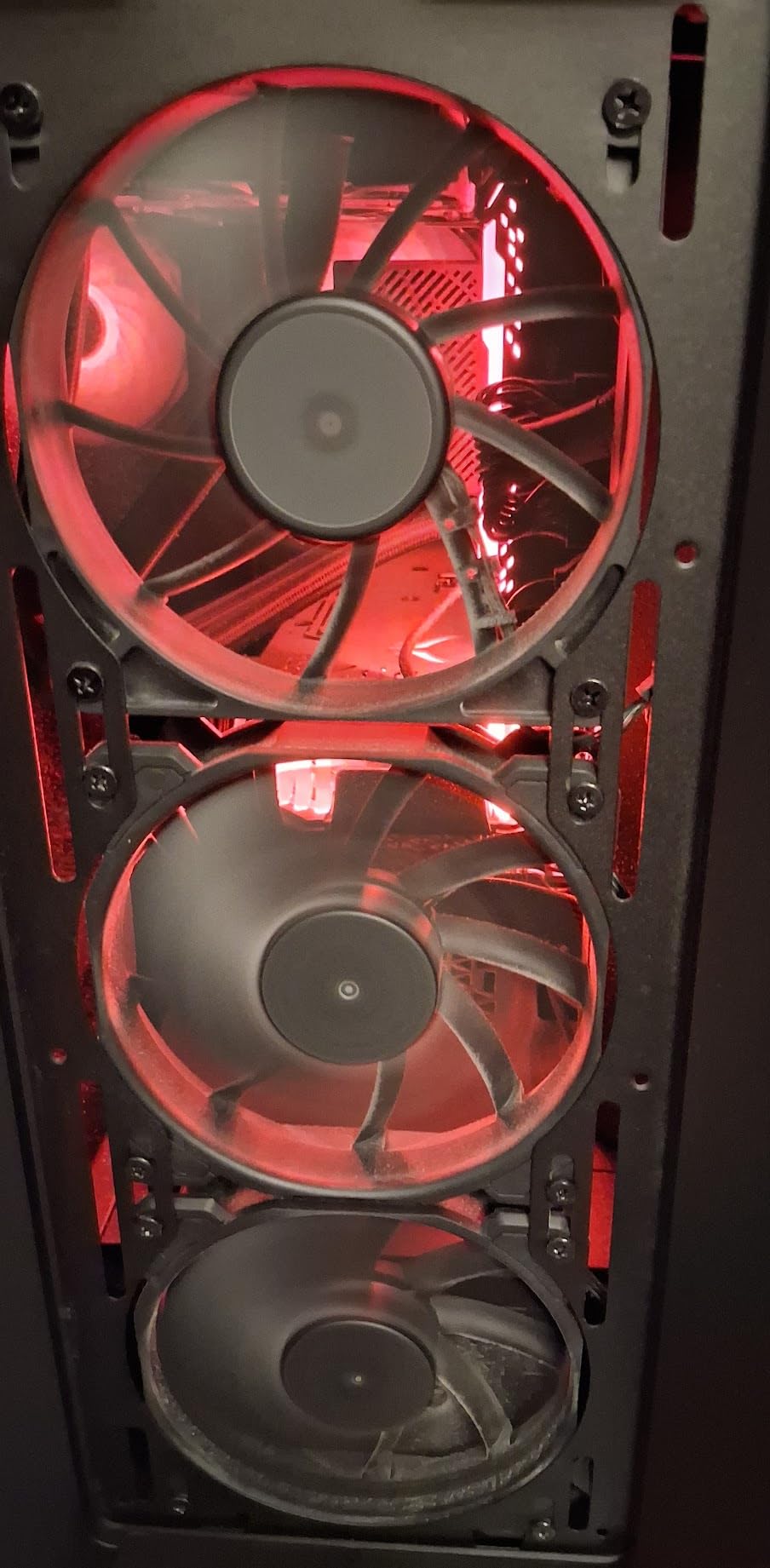 CORSAIR RS120 120mm PWM Fans - Daisy-Chain Connection - Low-Noise - Magnetic Dome Bearing - Triple Pack - Black customer photo 2