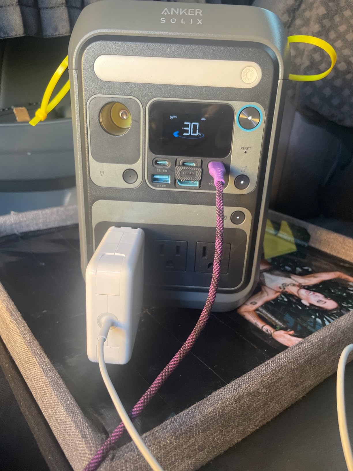 Anker SOLIX C300 Portable Power Station, 288Wh LiFePO4 Backup Battery, 300W Solar Generator, 140W Two-Way Fast Charging customer photo 1
