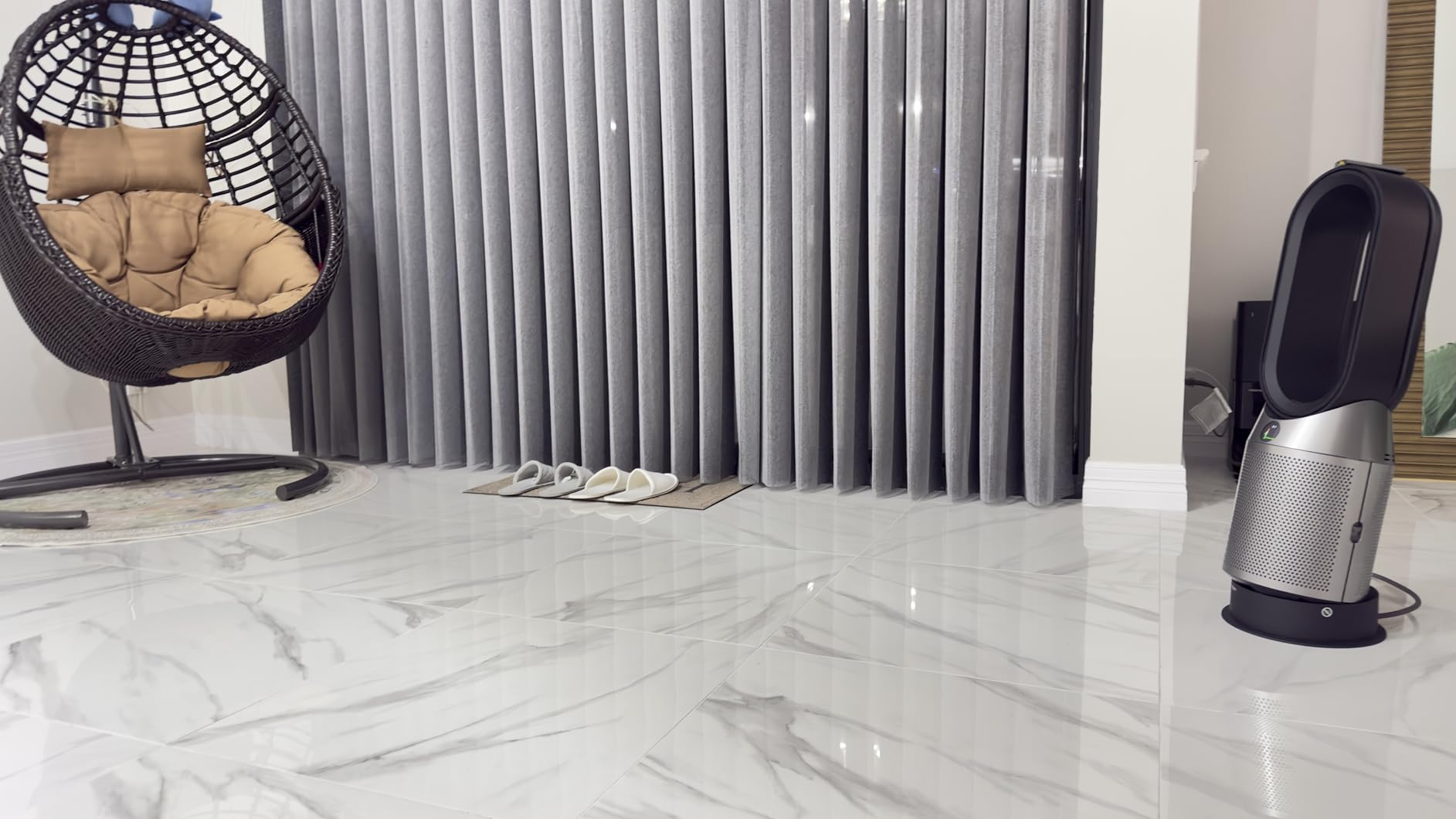 Motorized Sheer Vertical Blinds Work with Alexa Google Home, Light Filtering Smart Vertical Blind Sliding Door Blinds Remote Control for Sliding Glass Door Customize (White) customer photo 1