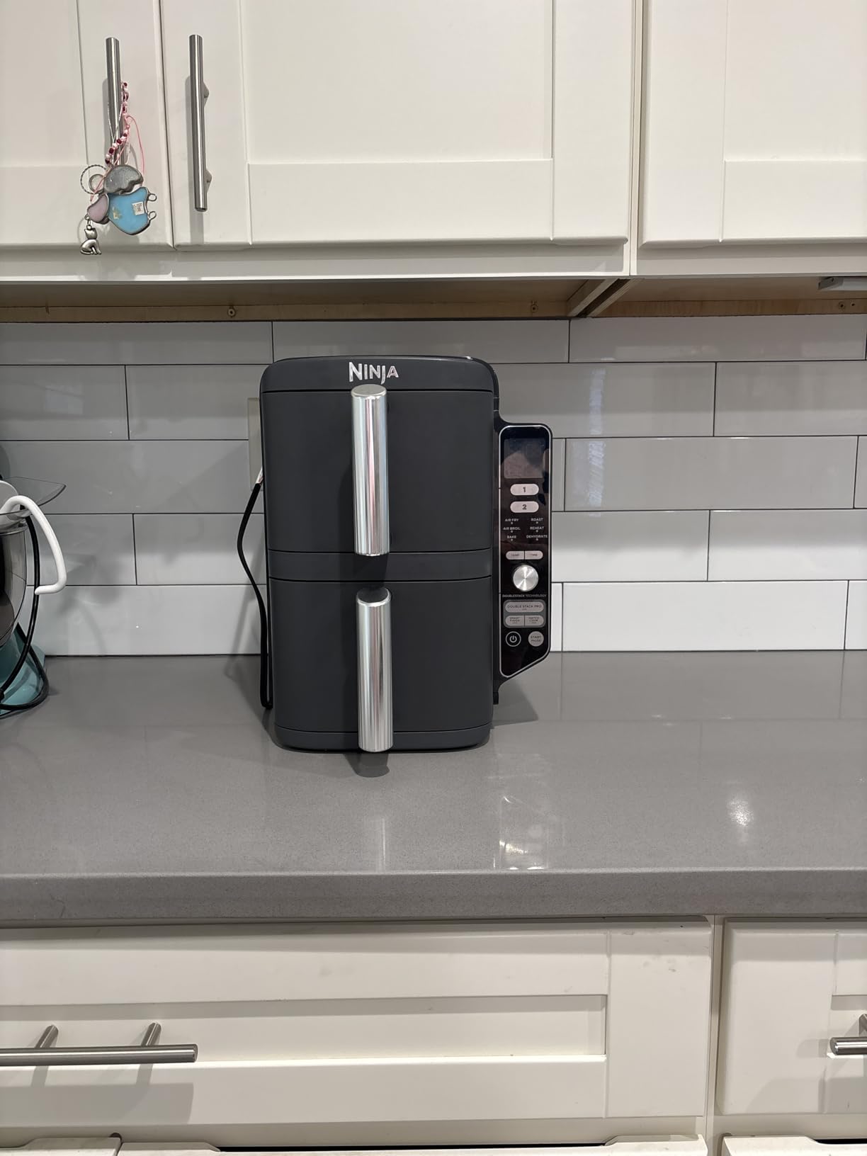 Ninja DoubleStack XL Smart Air Fryer, 2-Basket, 10 QT, 6-in-1, DoubleStack Technology Cooks 4 Foods at Once, Space Saving Design, Air Fry, Broil, Bake, SL451 customer photo 1