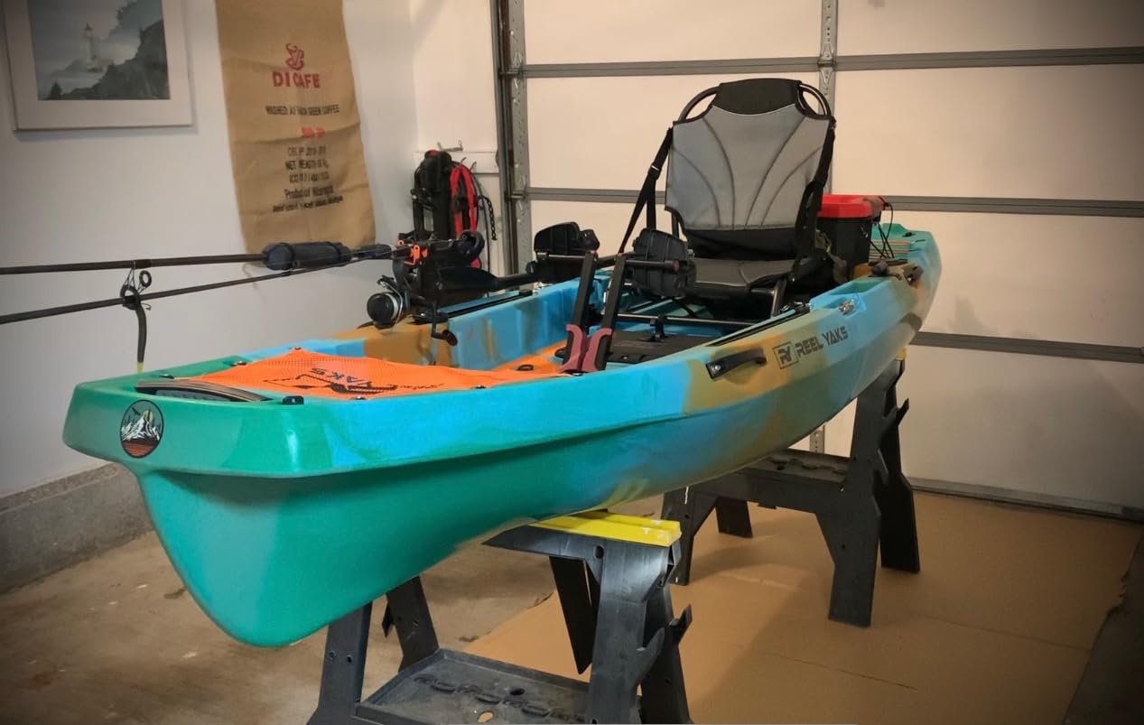 Reel Yaks Radar Modular Fishing Kayak - 10ft, 430 lbs Capacity, Sunrise - Pedal Fishing Kayaks for Adults & Youth, Sit on Top, Compact Storage, Lightweight, Easy Transport & Assembly customer photo 2